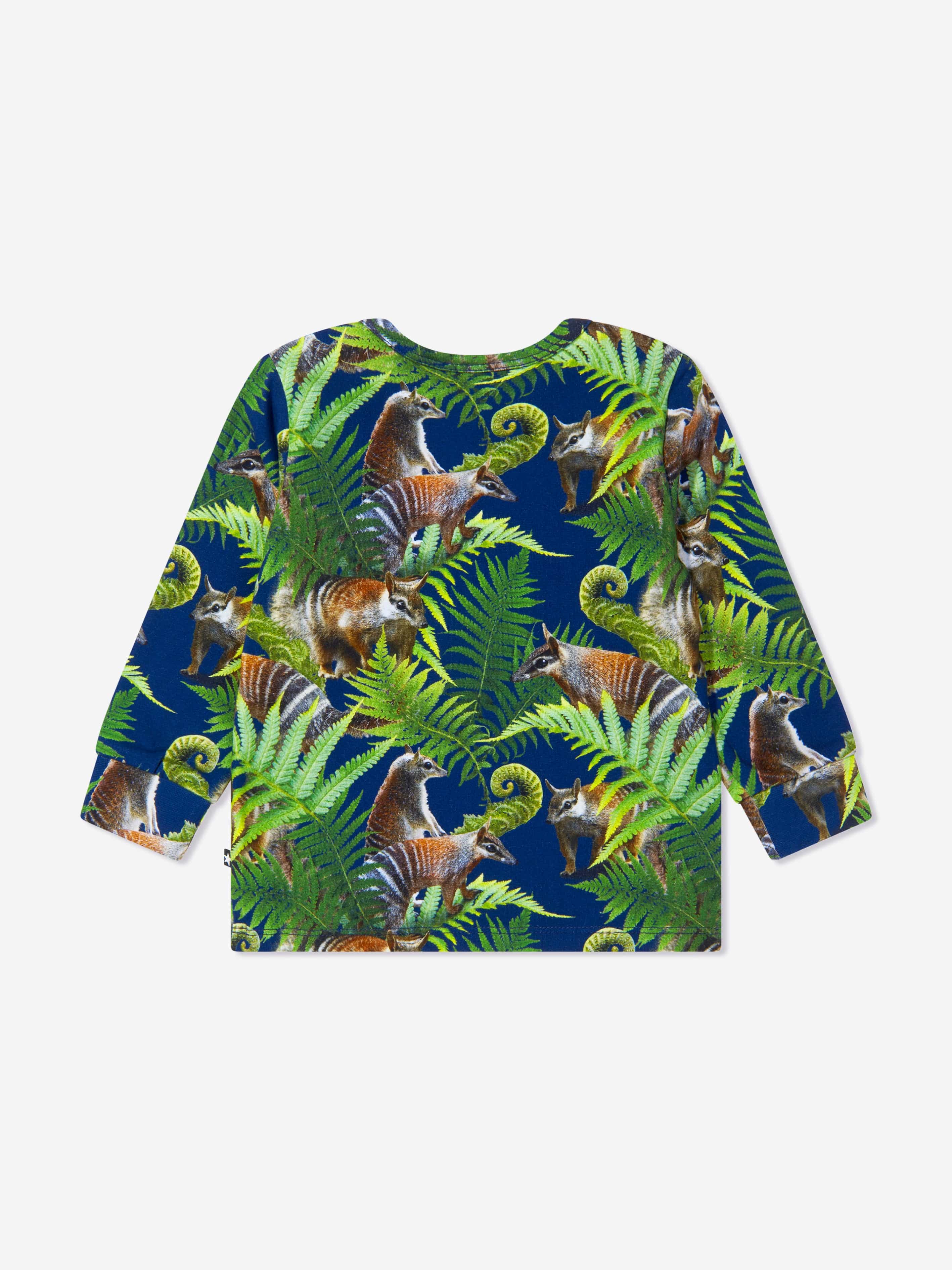 Molo Baby Boys Organic Cotton Long Sleeve Squirrel T-Shirt Outlet Manchester