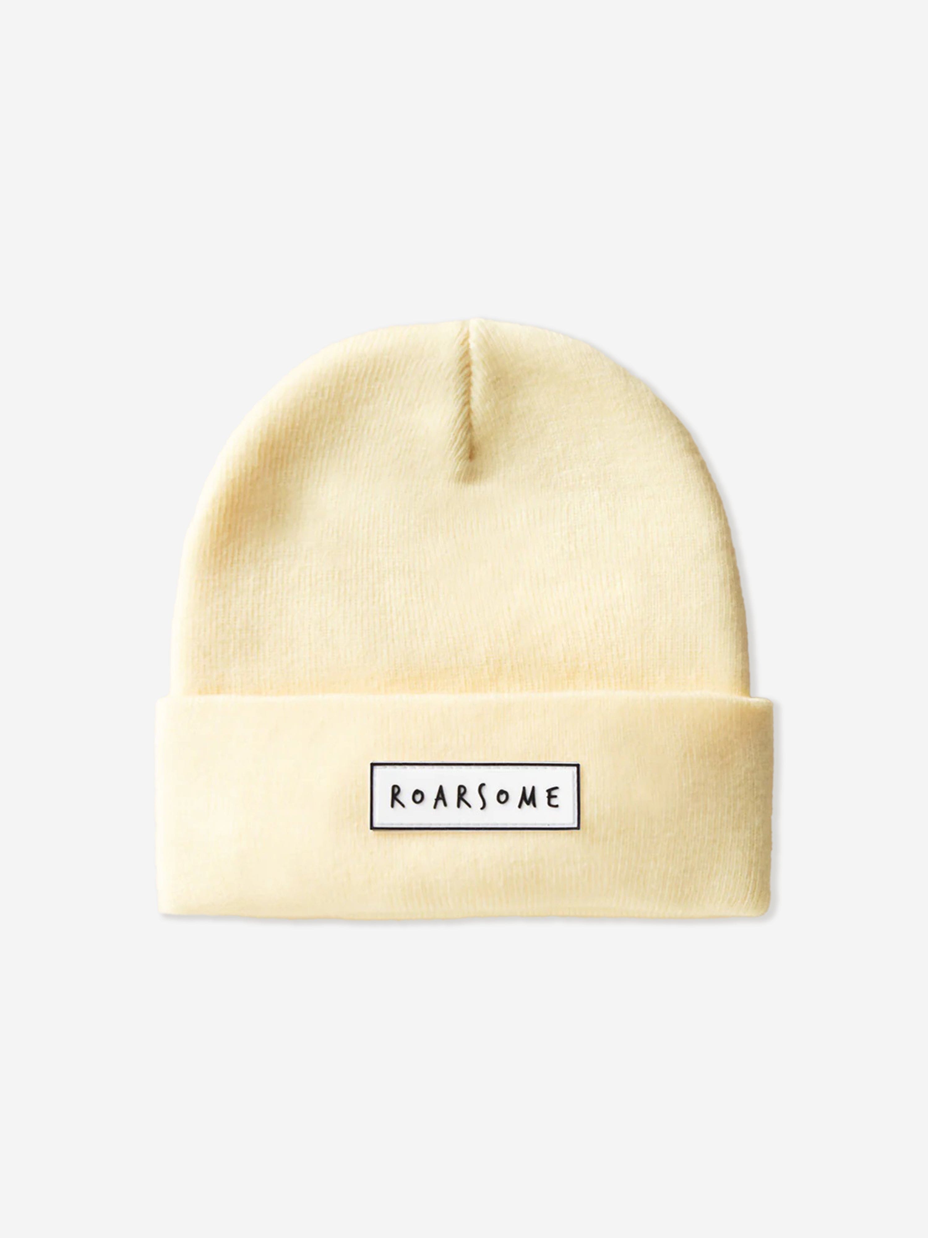 Roarsome Kids Beanie Hat in Yellow Discount Best Seller