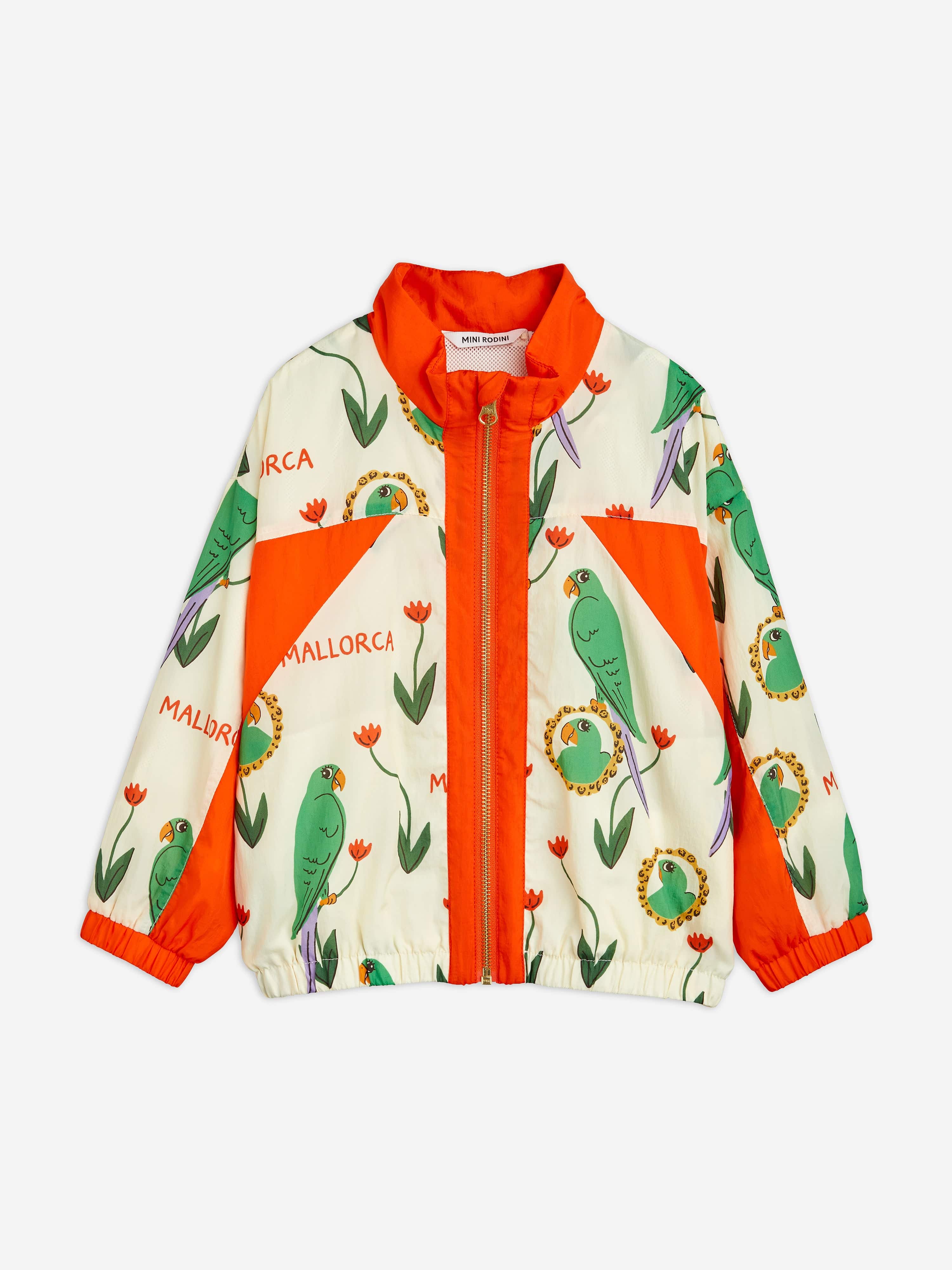 Mini Rodini Kids Parrots Print Track Jacket in Multicolour Get To Buy Cheap Online
