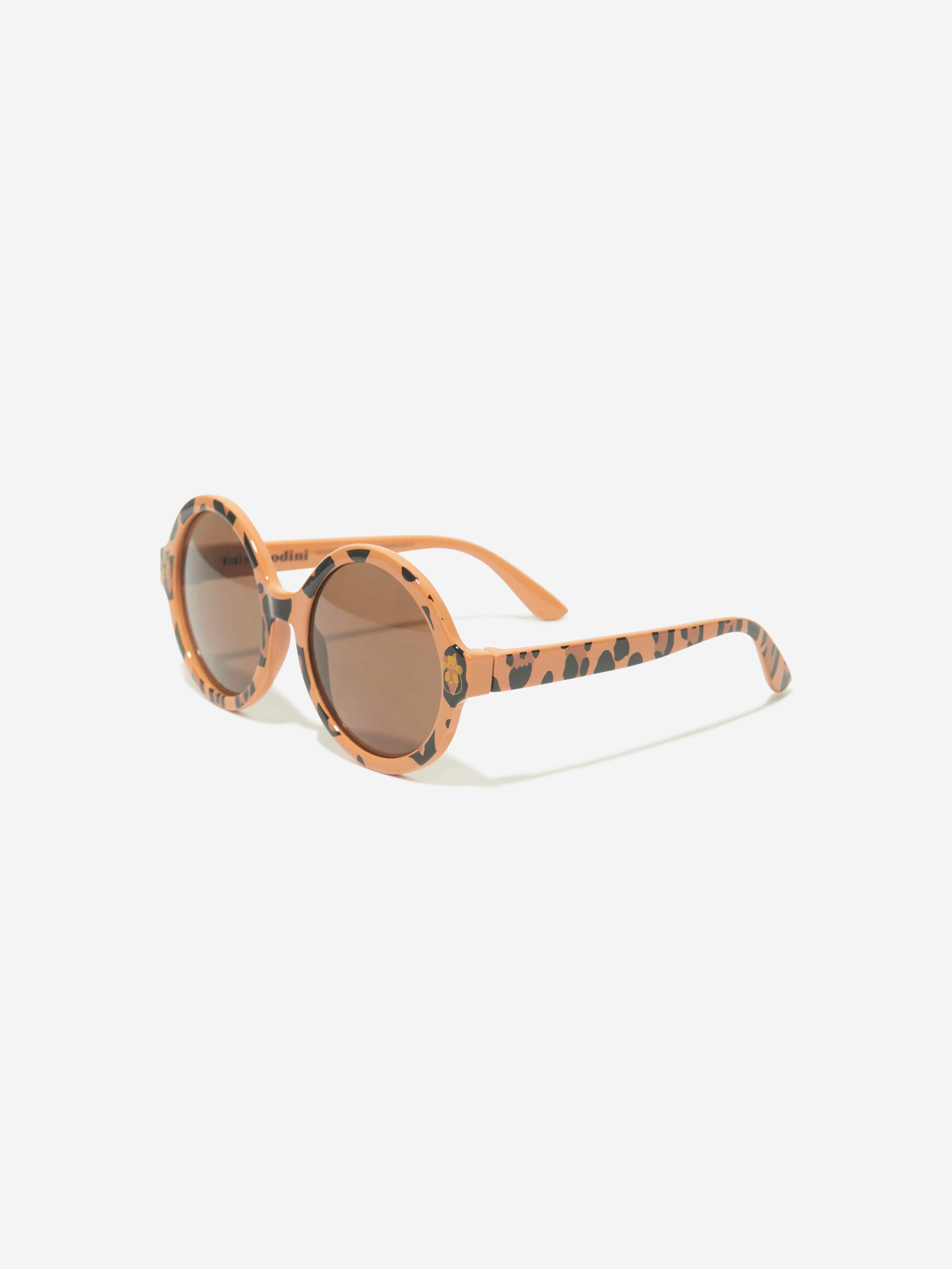 Mini Rodini Girls Round Sunglasses in Beige For Sale Cheap Online