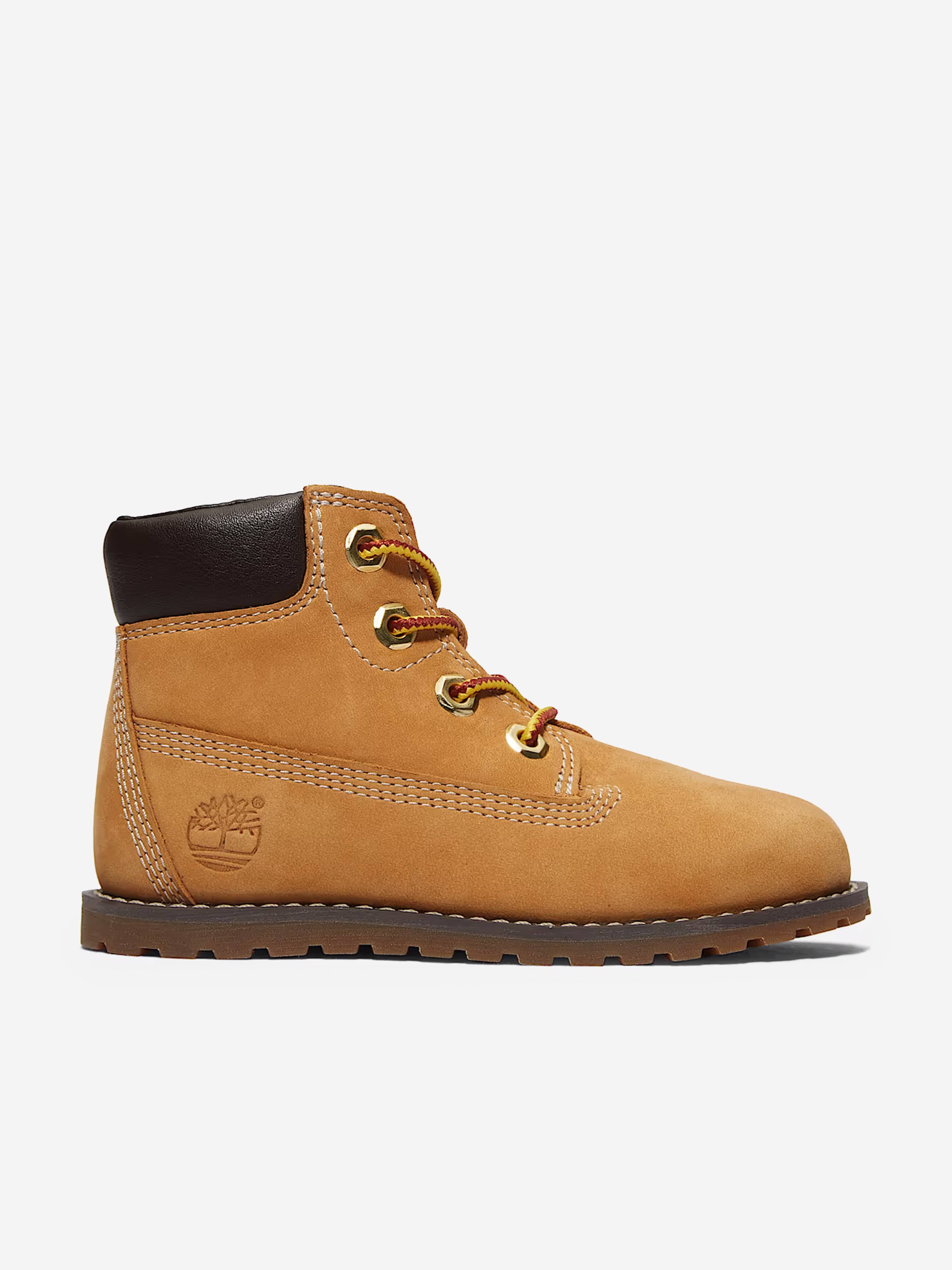 Timberland Kids Mid Lace-Up Boots in Beige New For Sale