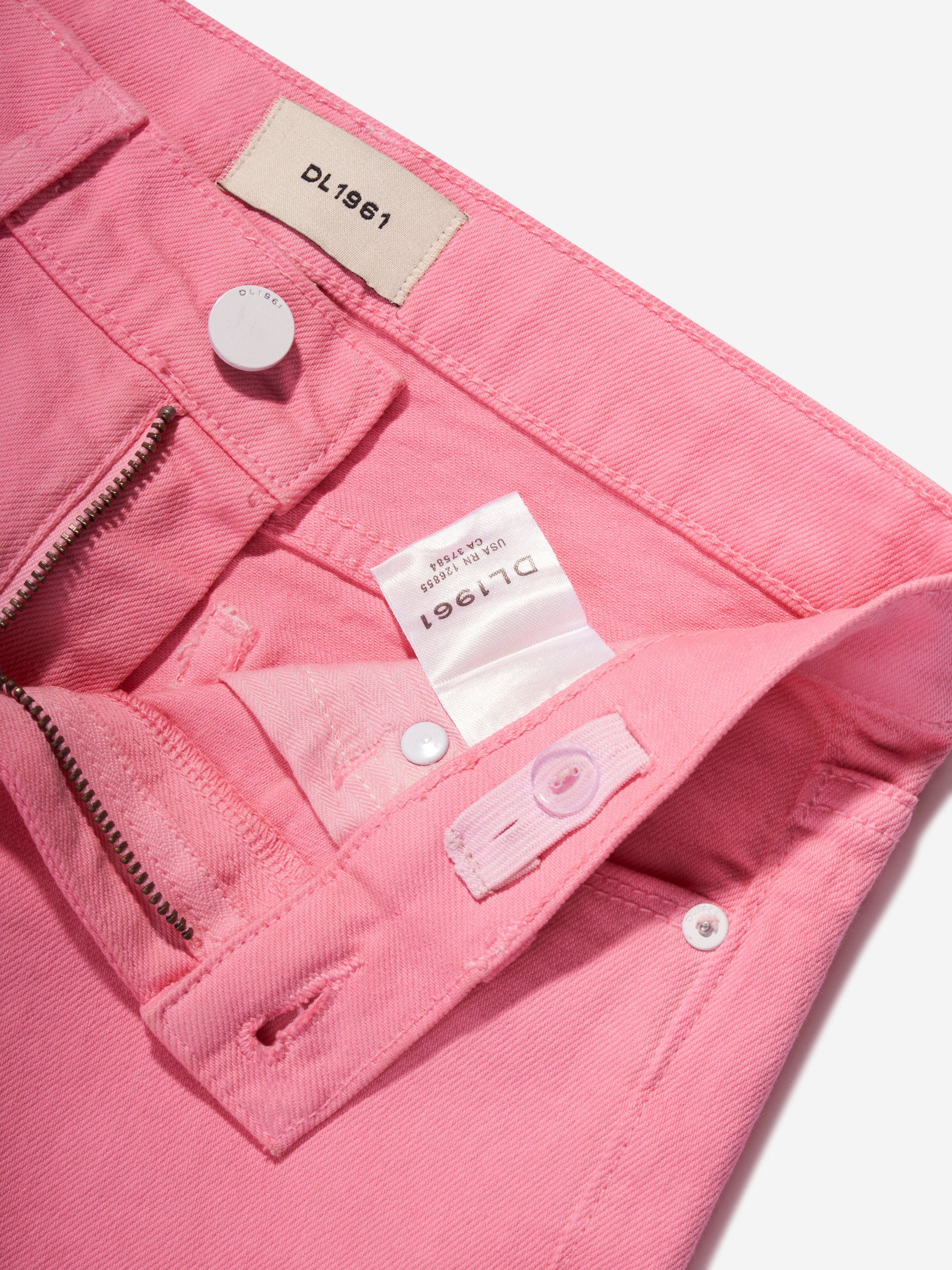 DL1961 Girls Lucy Cut Off Shorts in Pink Outlet With Credit Card