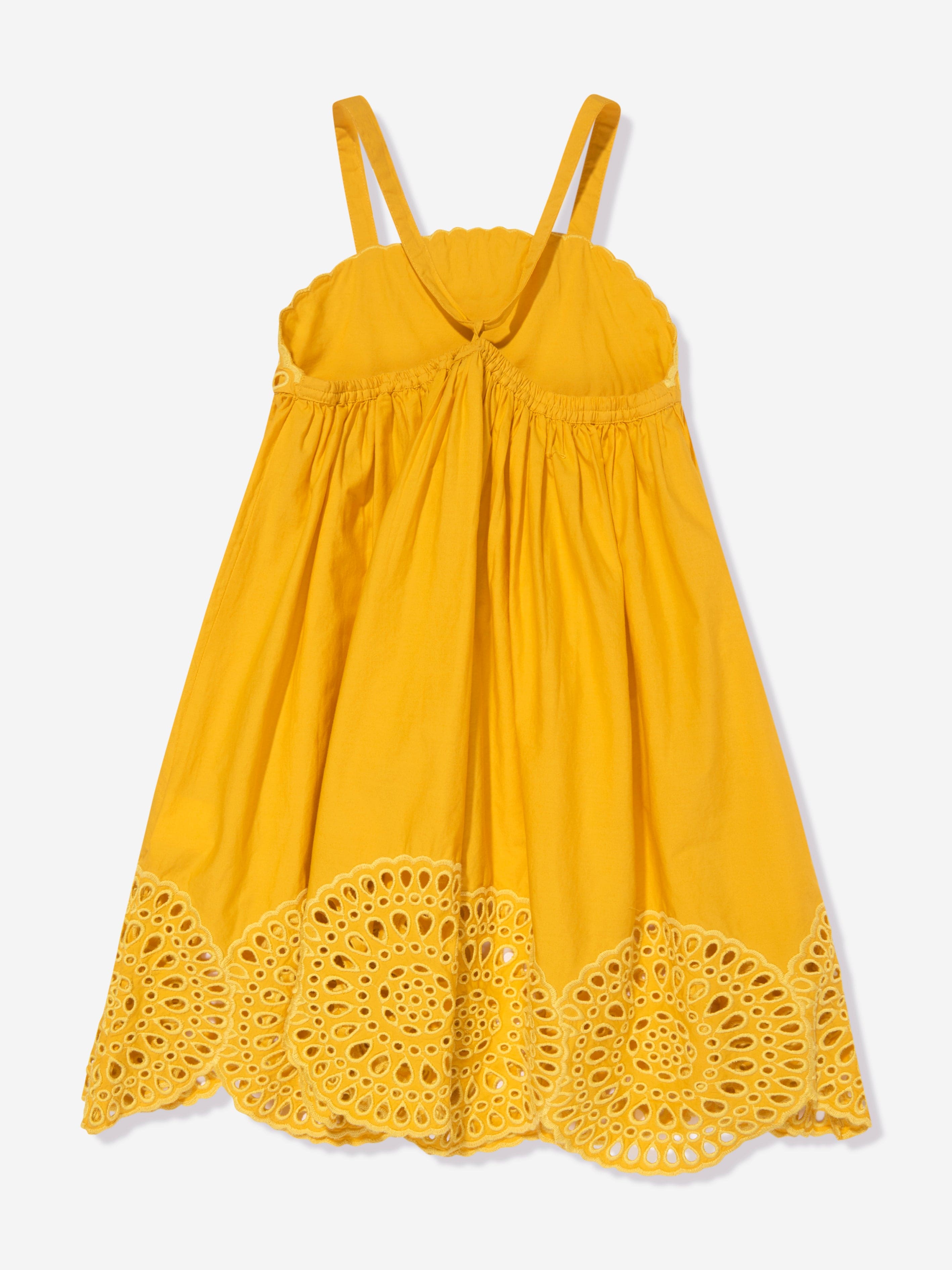 Stella McCartney Girls Crocheted Dress in Yellow For Sale Cheap Pice