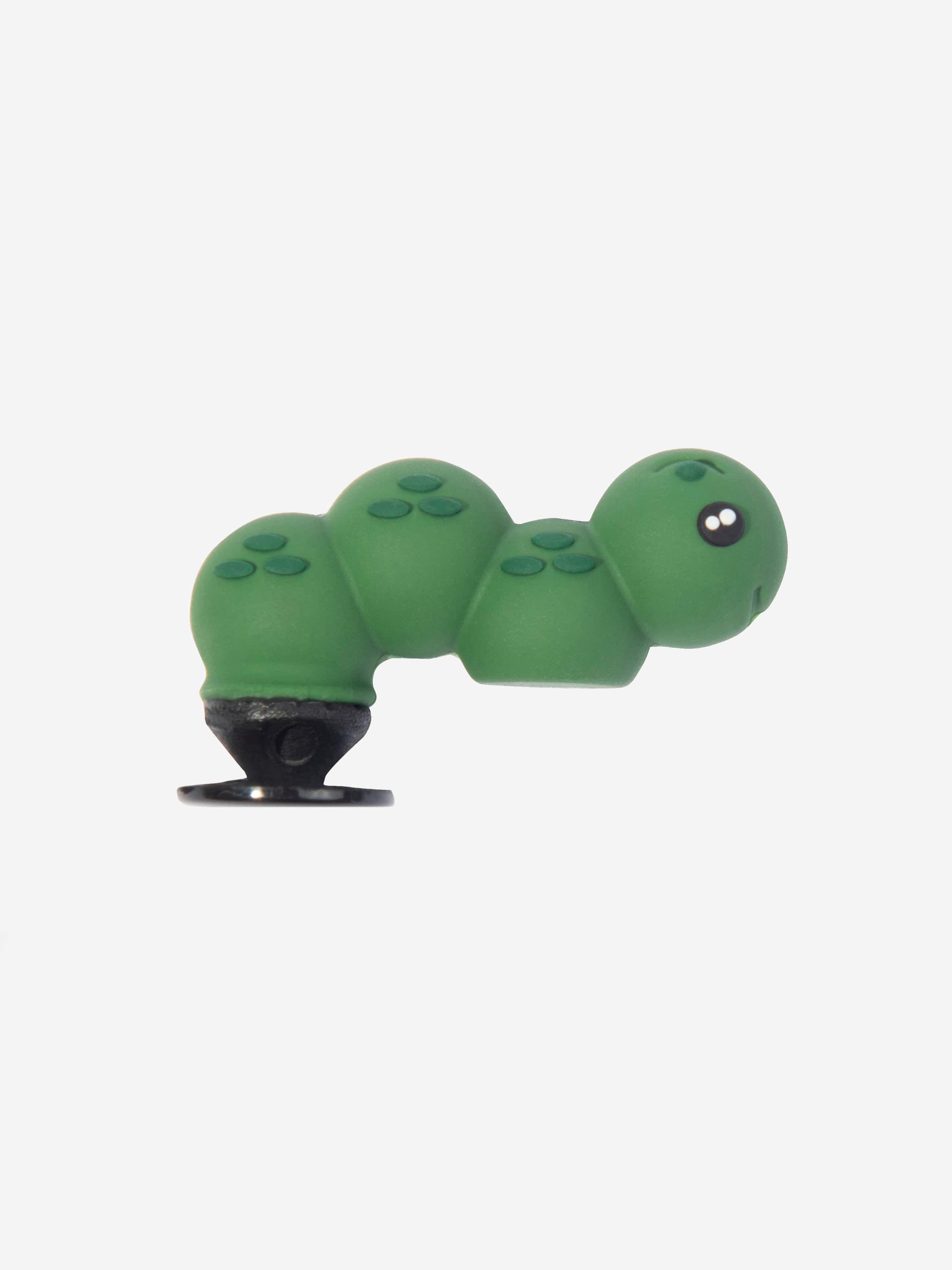 Crocs Kids Caterpillar Jibbitz Charm in Green Outlet Locations Sale Online