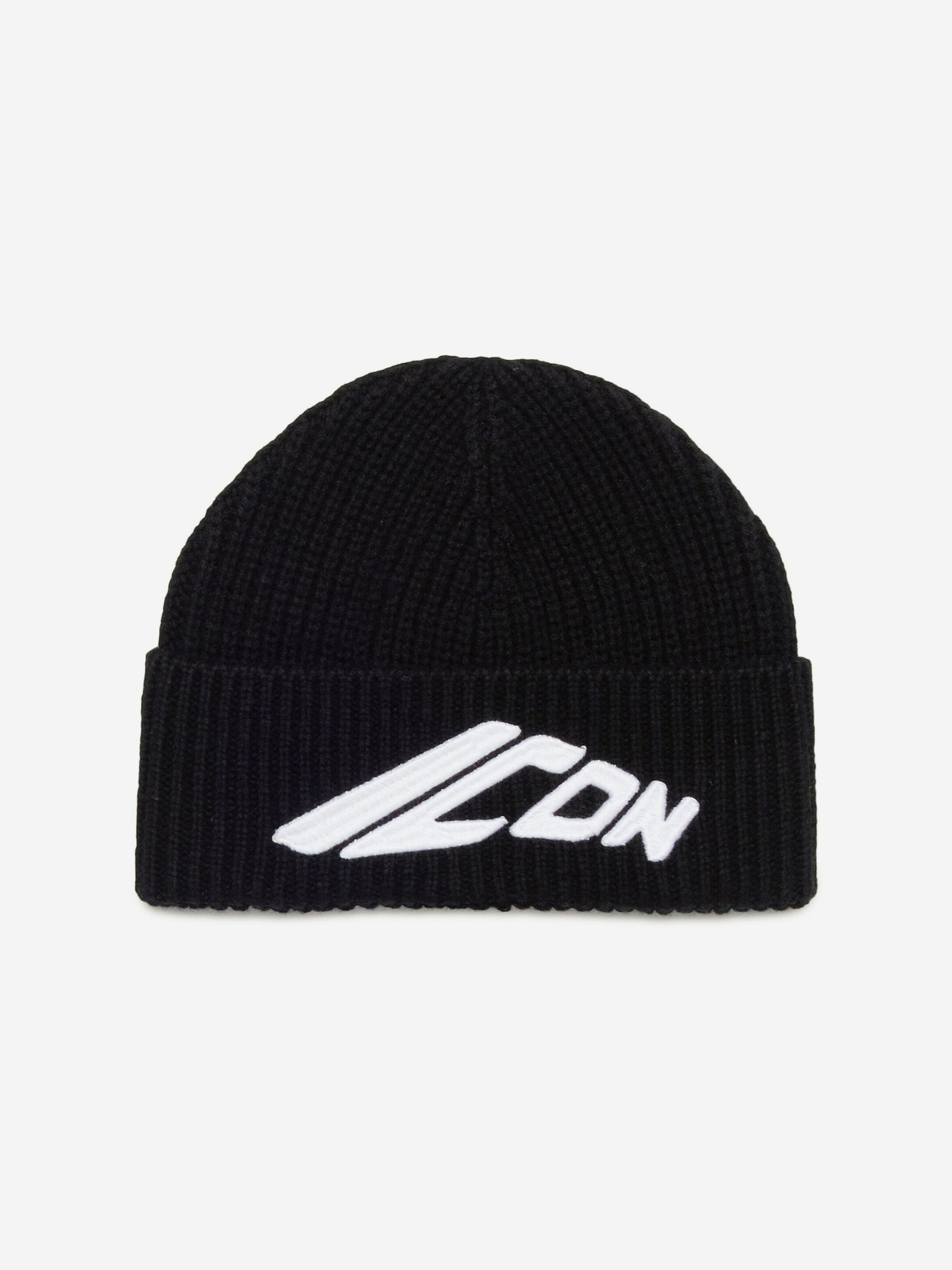 Dsquared2 Kids Icon Logo Beanie Hat in Black Cheap Sale Inexpensive