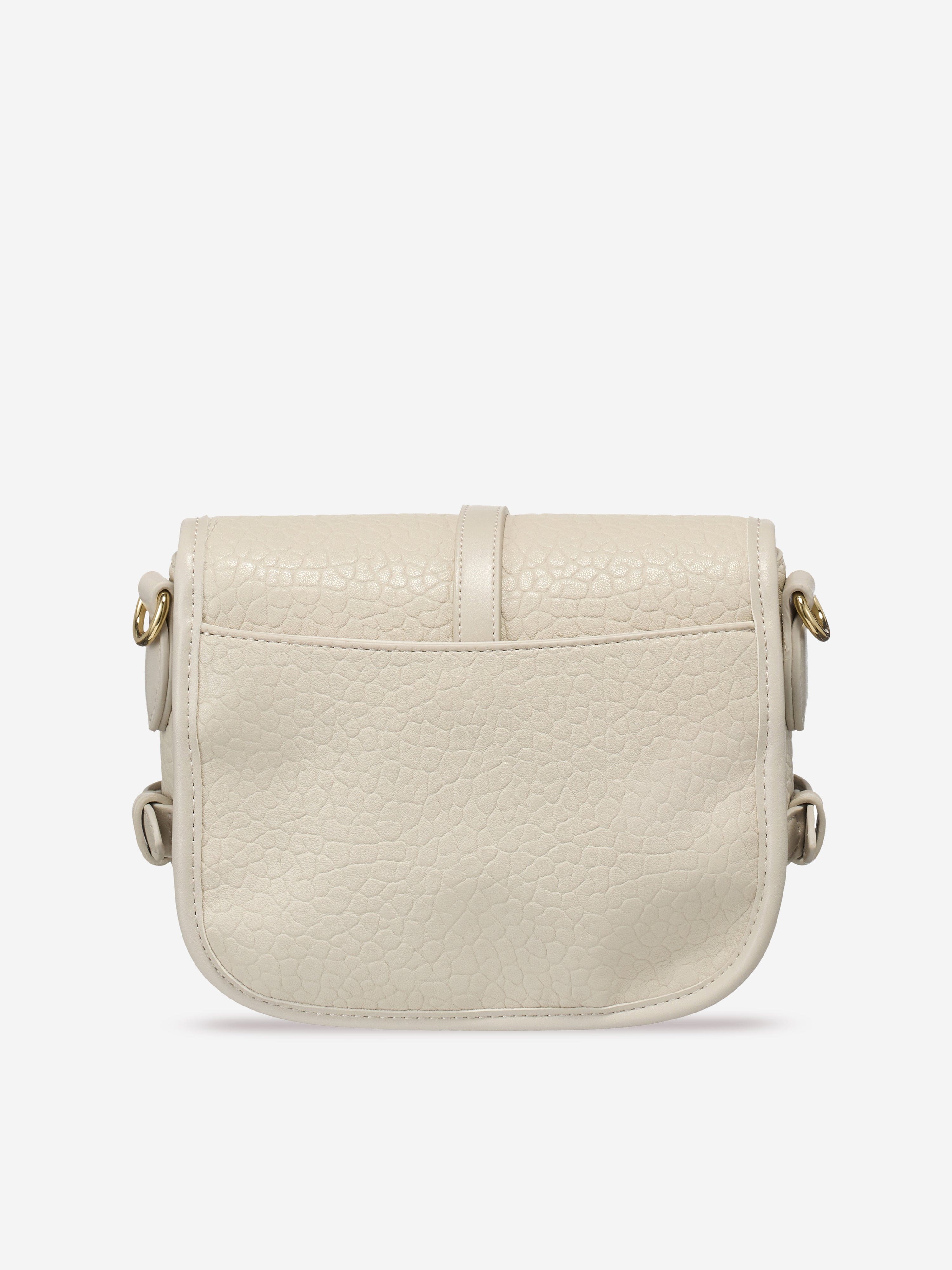 Girls Zeno Flap Bag in Ivory (19.5cm) Sale 100% Authentic