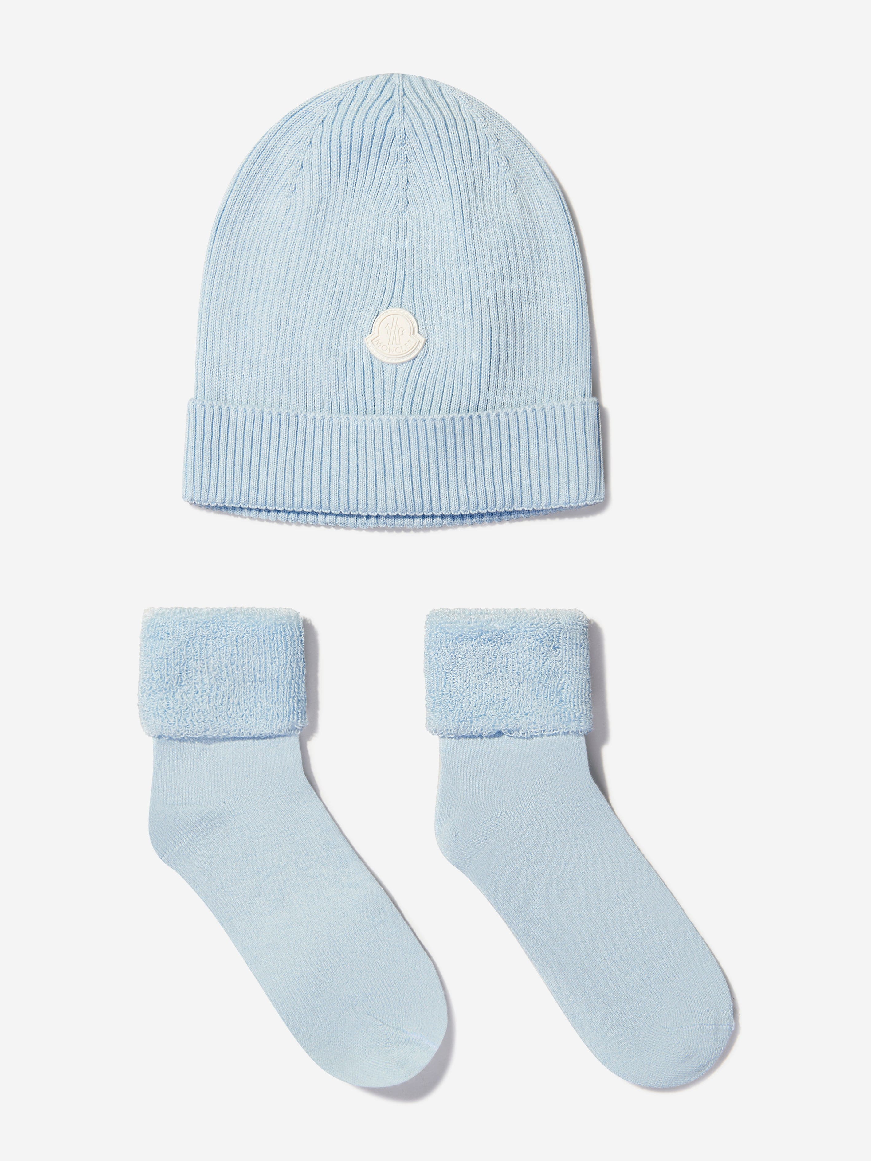 Moncler Enfant Baby Unisex Hat And Socks Set Sale Visit