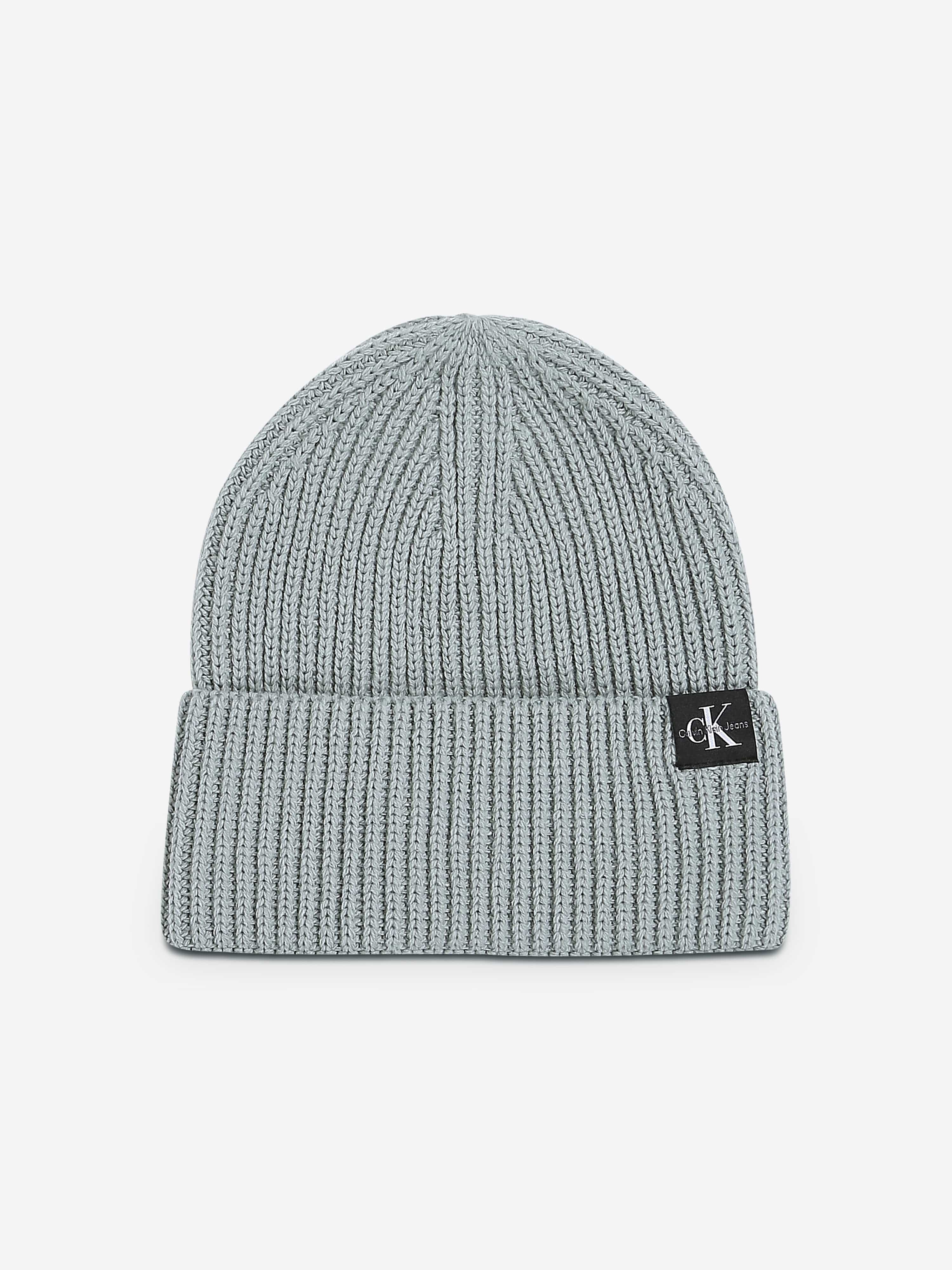 Calvin Klein Kids Monogram Rib Beanie in Green Buy Cheap Fake