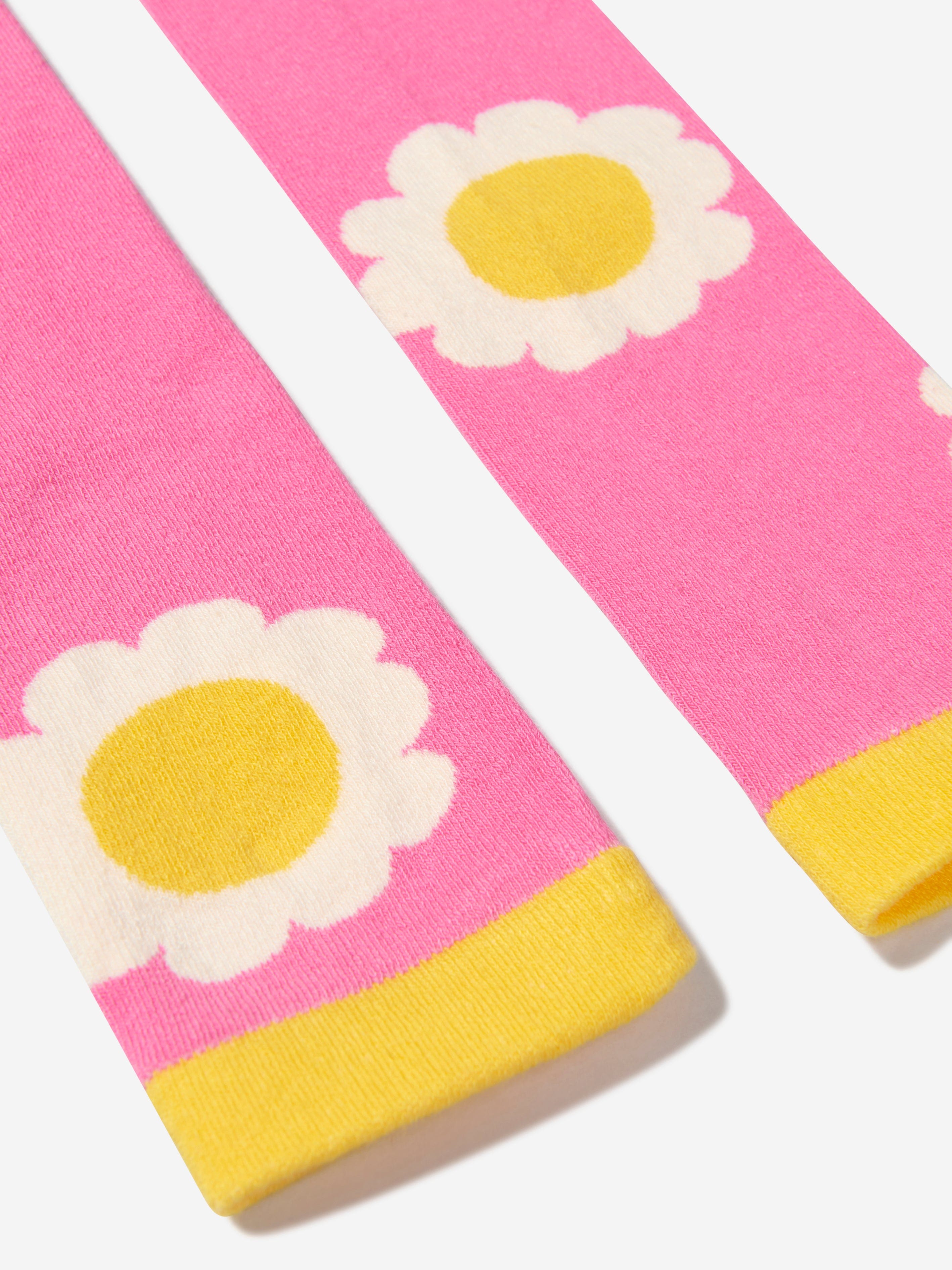 Mini Rodini Girls Organic Cotton Flower Leggings Online Online For Sale
