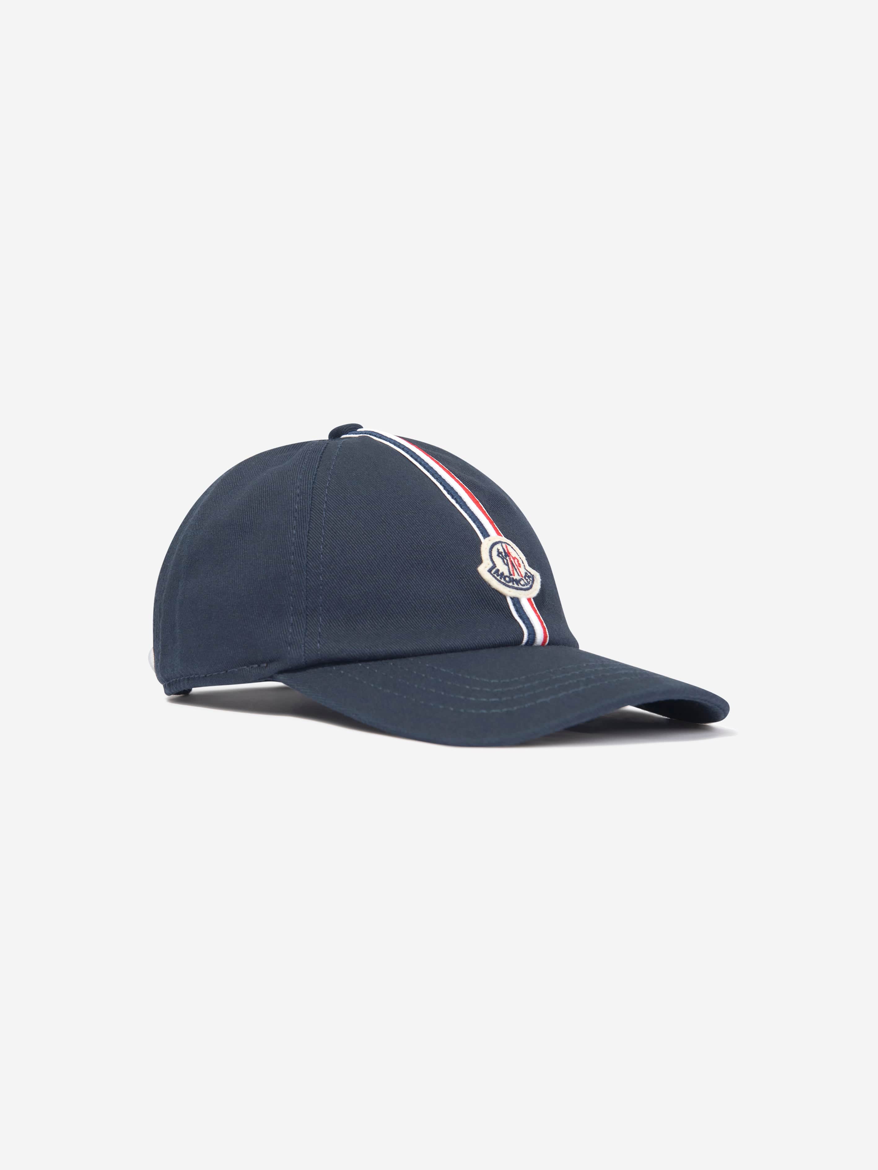 Moncler Enfant Boys Logo Baseball Cap in Navy Cheap Purchase