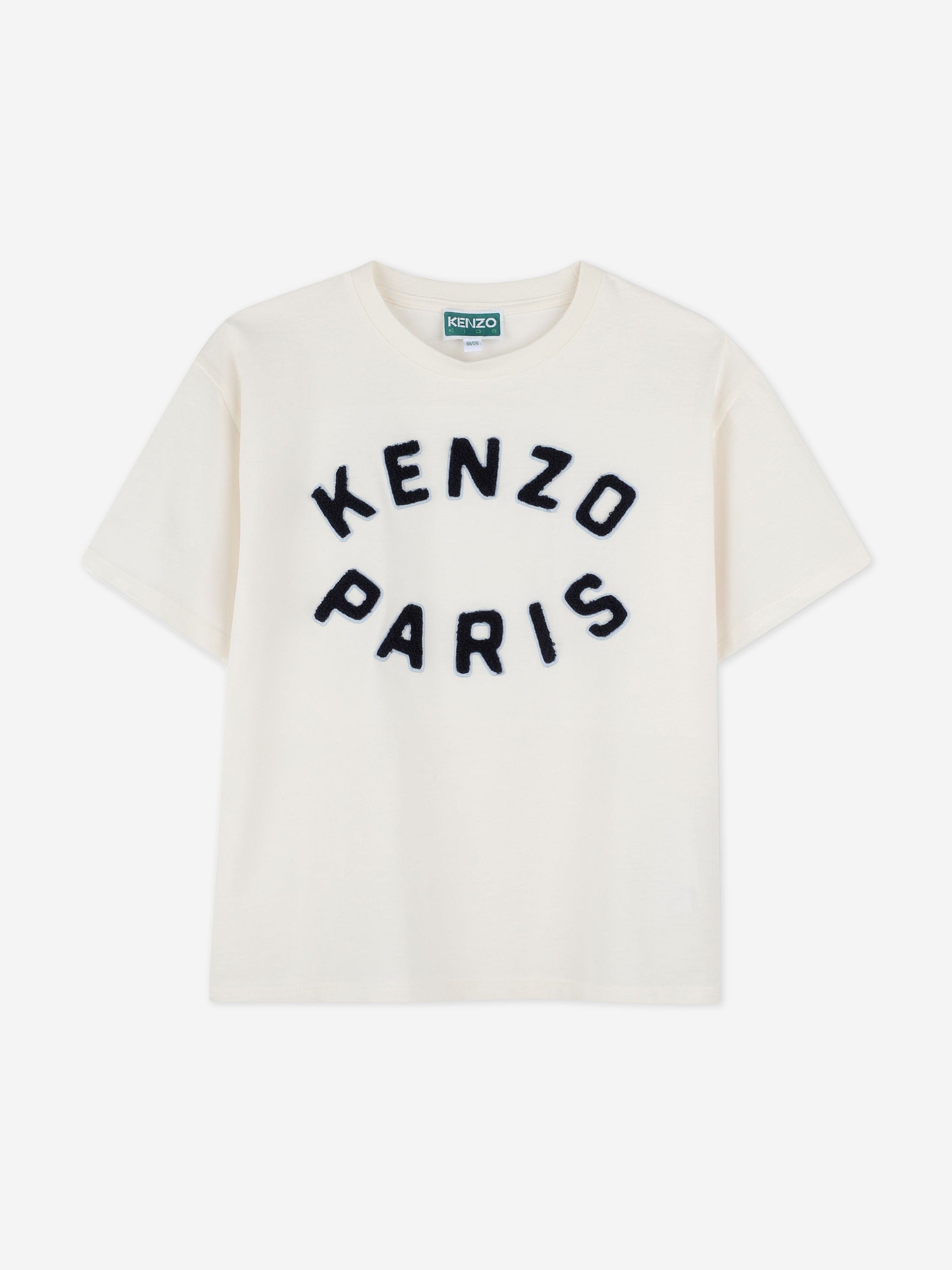 Kids Logo T-Shirt in Ivory Clearance Best Place