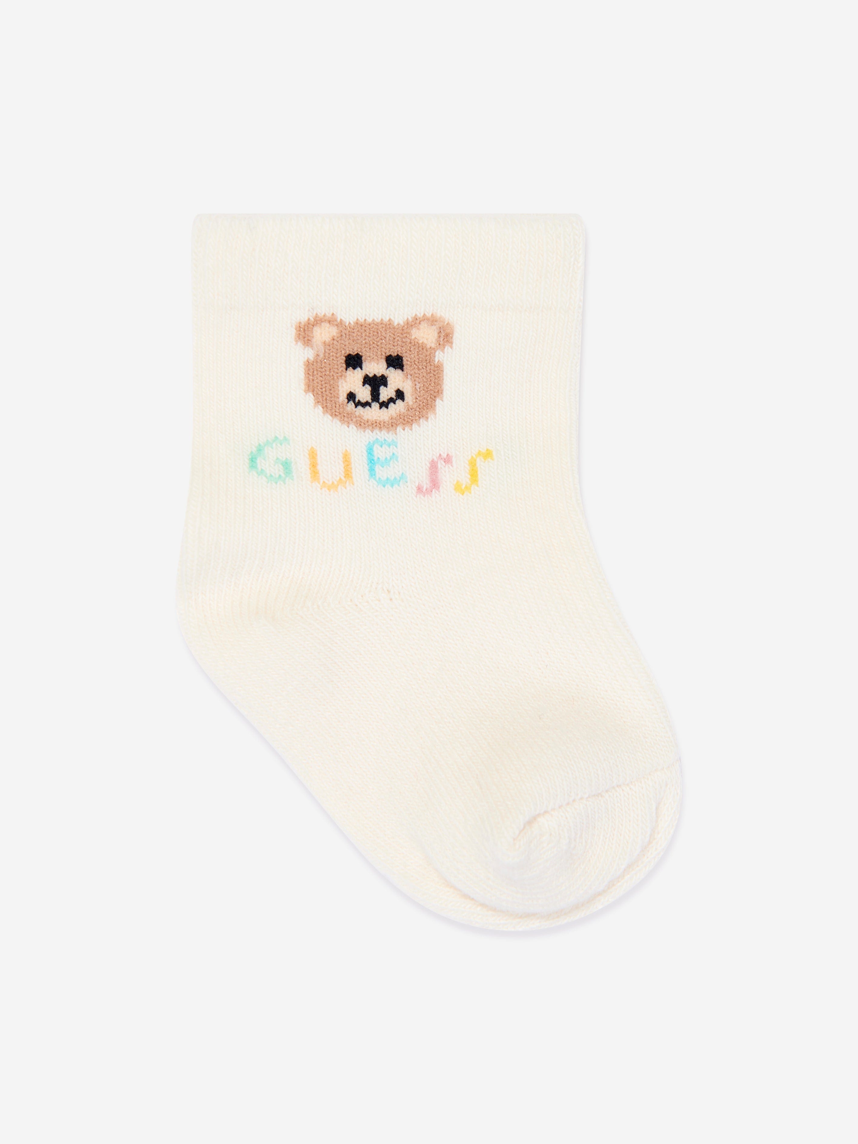 Guess Baby 3 Pairs Of Socks Set in Beige Cheap Sale Now