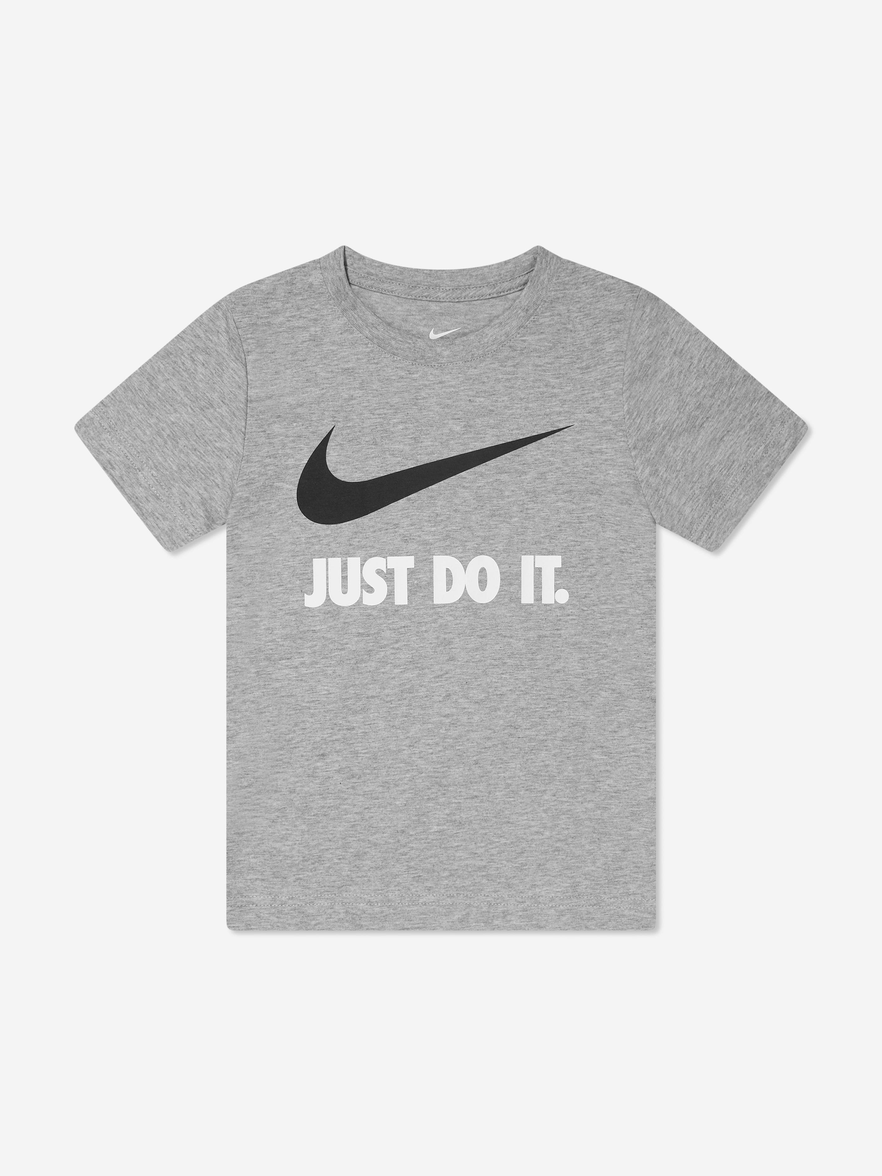 Nike Boys Swoosh JDI T-Shirt in Grey Professional Cheap Pice