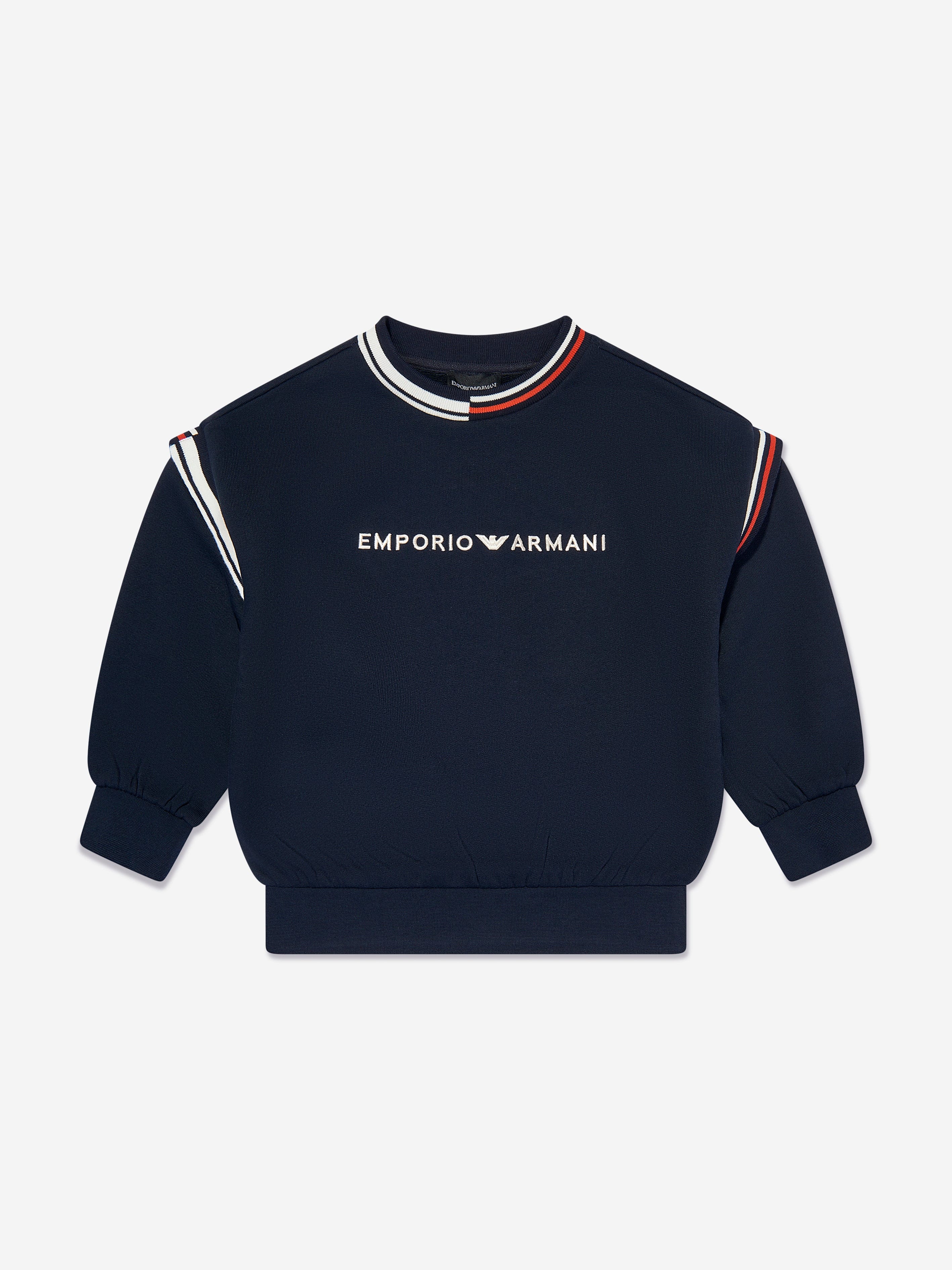 Emporio Armani Boys Logo Sweatshirt in Navy For Sale Cheap Pice From China