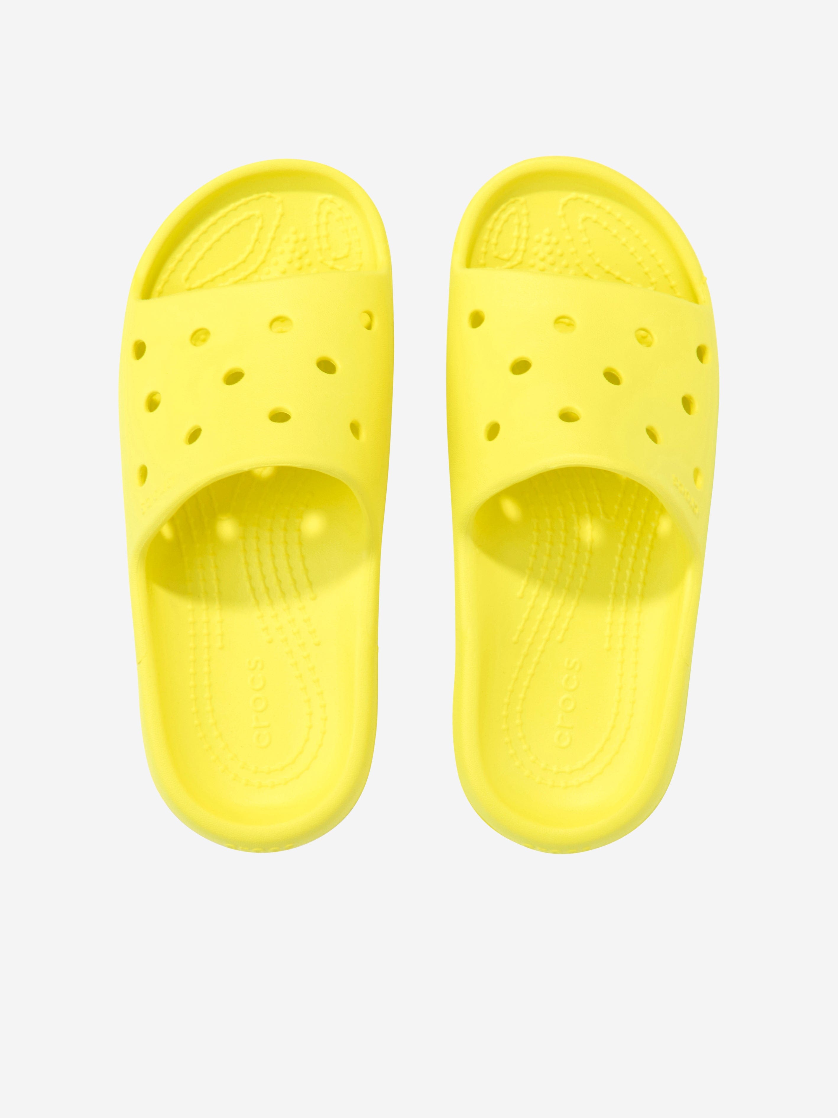 Crocs Kids Classic Slide in Yellow Where To Buy