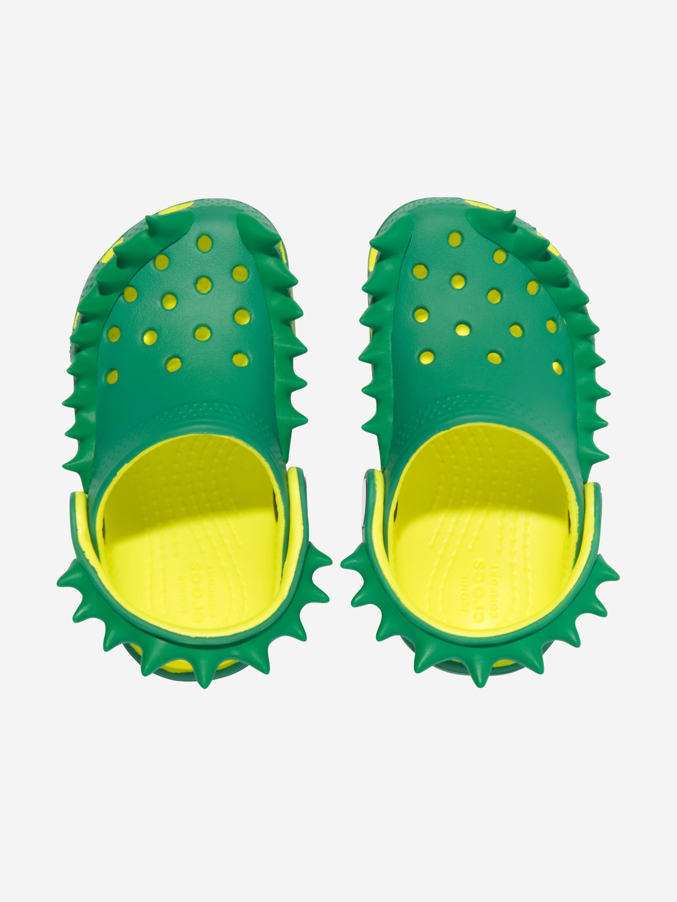 Crocs Boys Classic Spikes Clog in Green Cheap Best Place