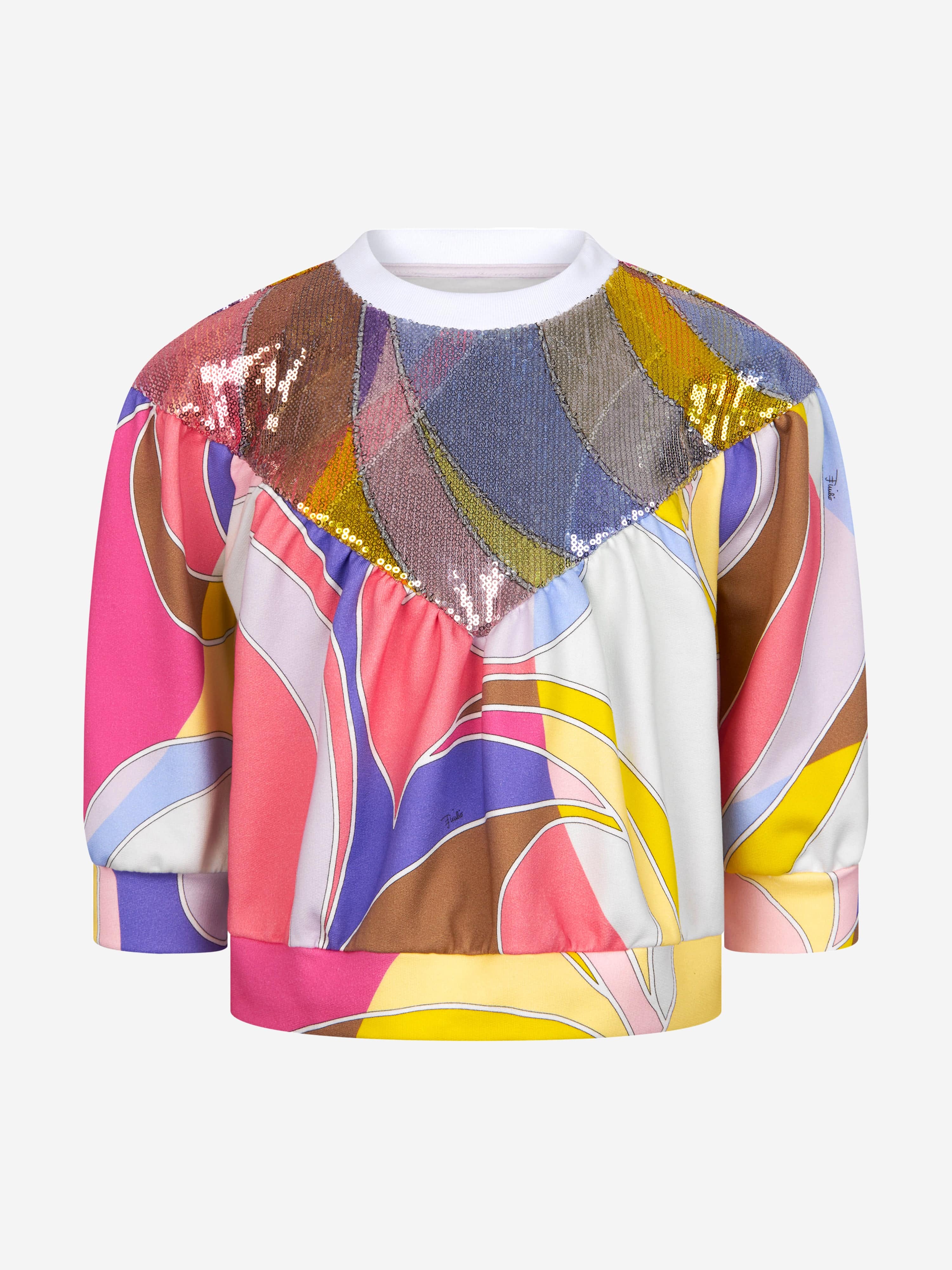 Pucci Girls Sweat Top Outlet Where Can You Find