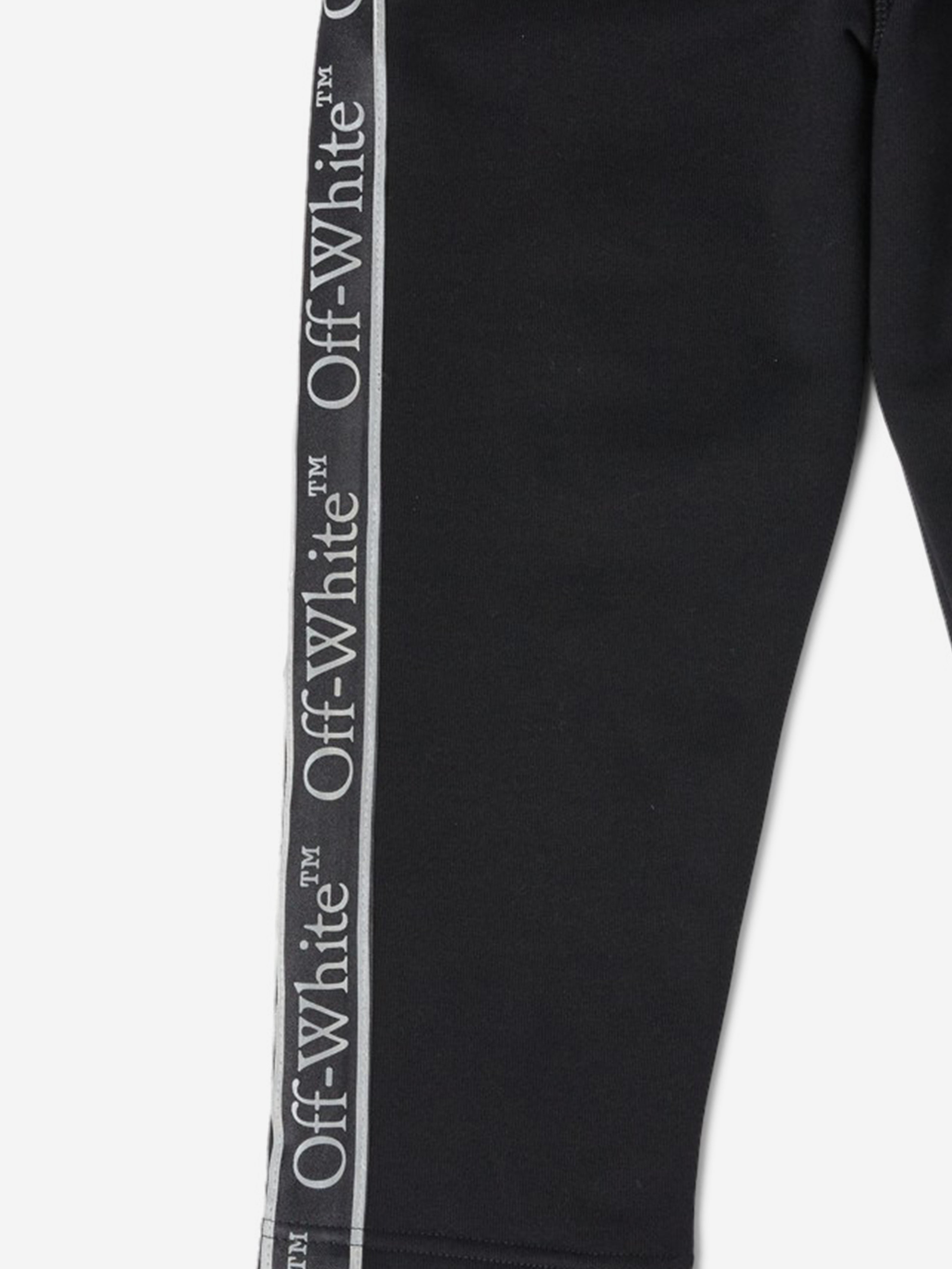 Off-White Boys Bookish Logo Band Joggers in Black For Cheap