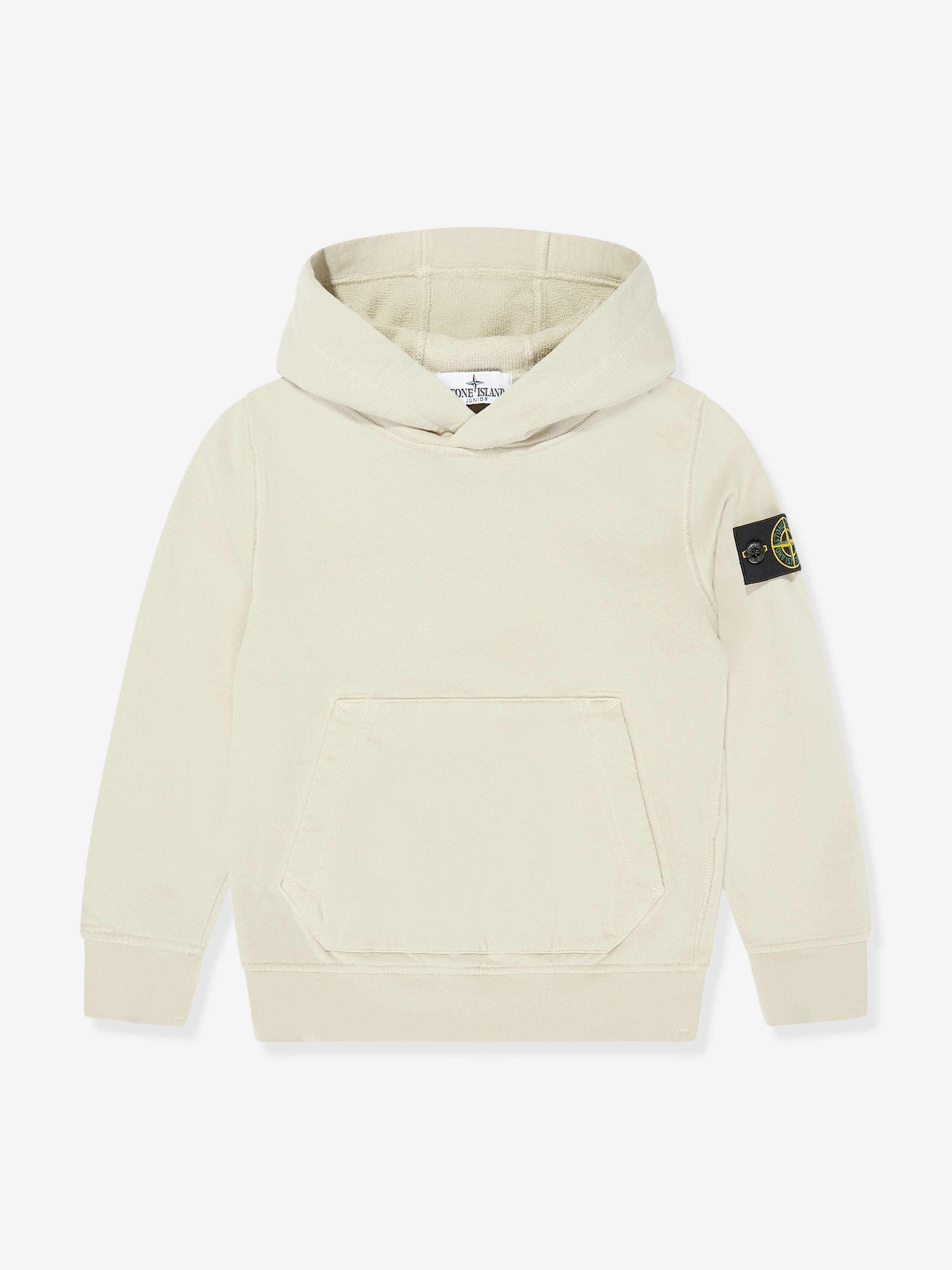 Boys Logo Hoodie in Beige Discount Footaction