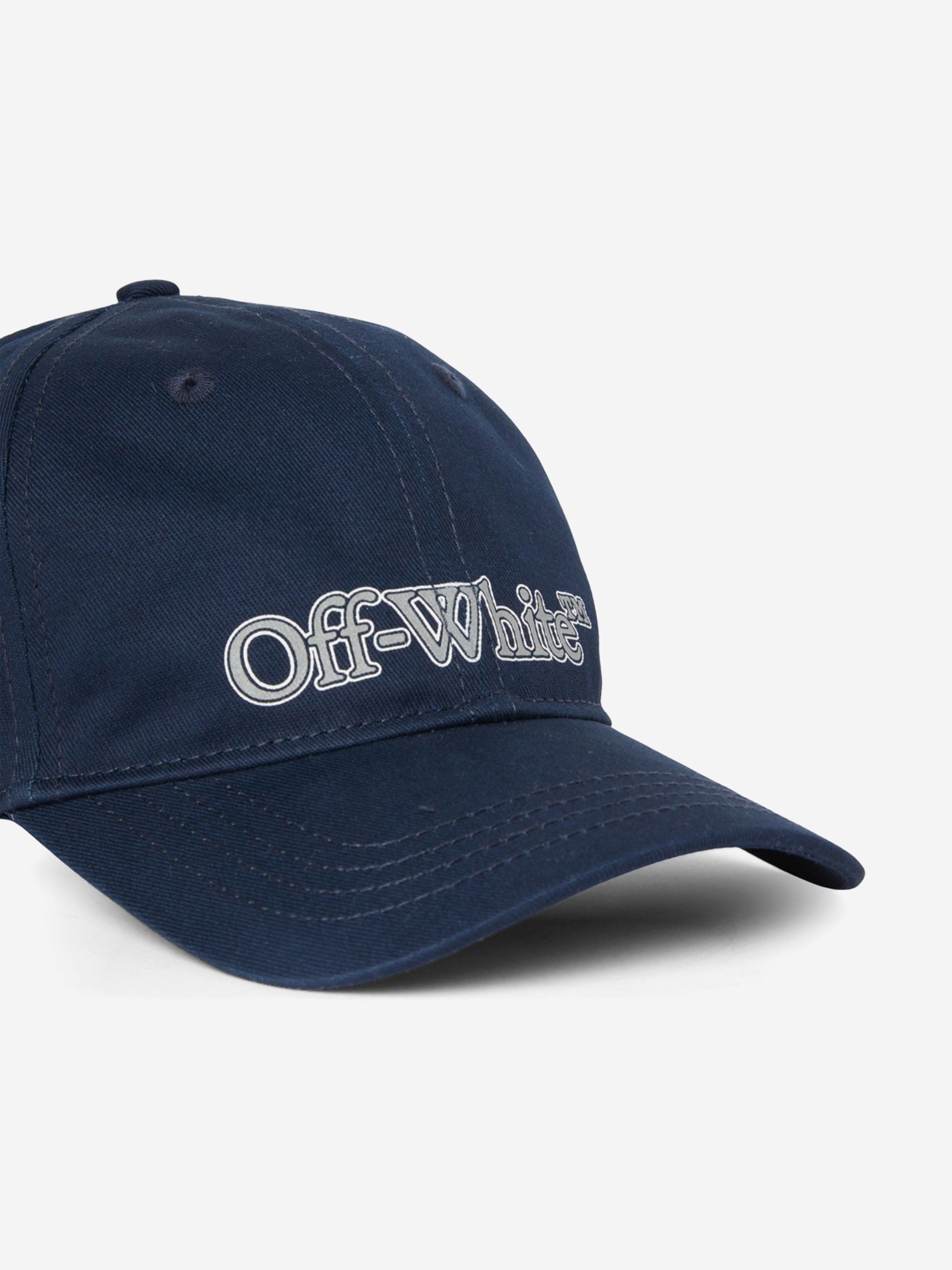 Off-White Kids Big Bookish Baseball Cap in Navy Clearance Purchase