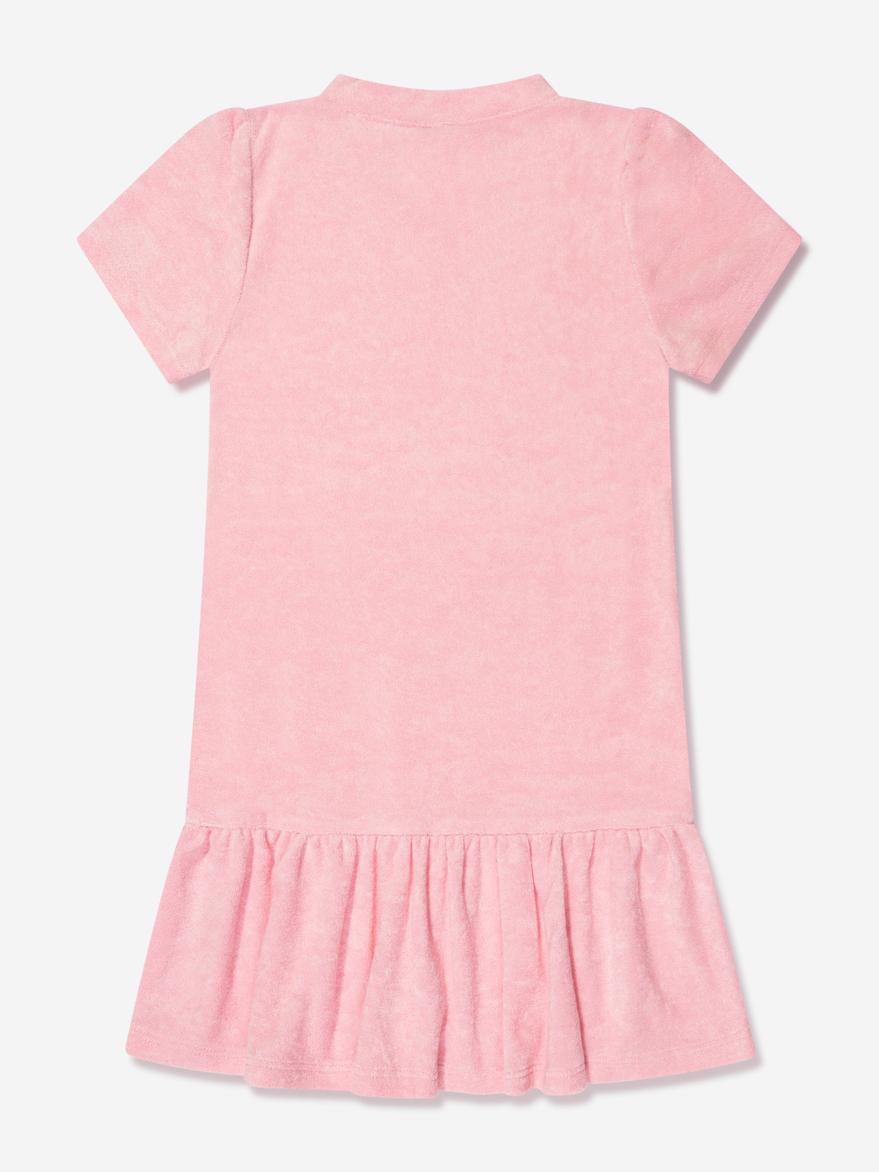 AY by AYLA Girls Towelling Mini Dress in Pink Genuine Sale Online