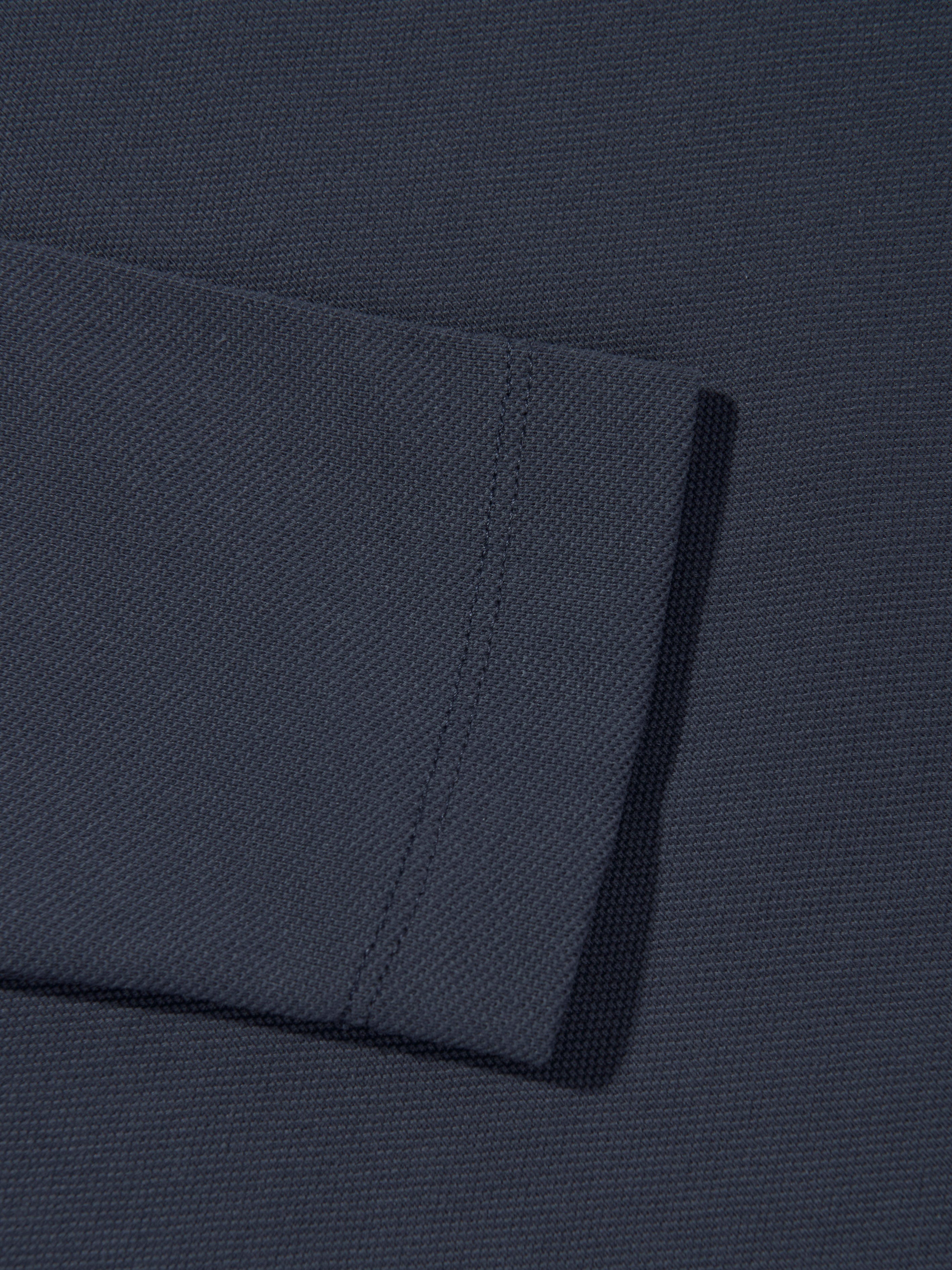 Balmain Boys Long Sleeve Polo Shirt in Navy Sale With Credit Card