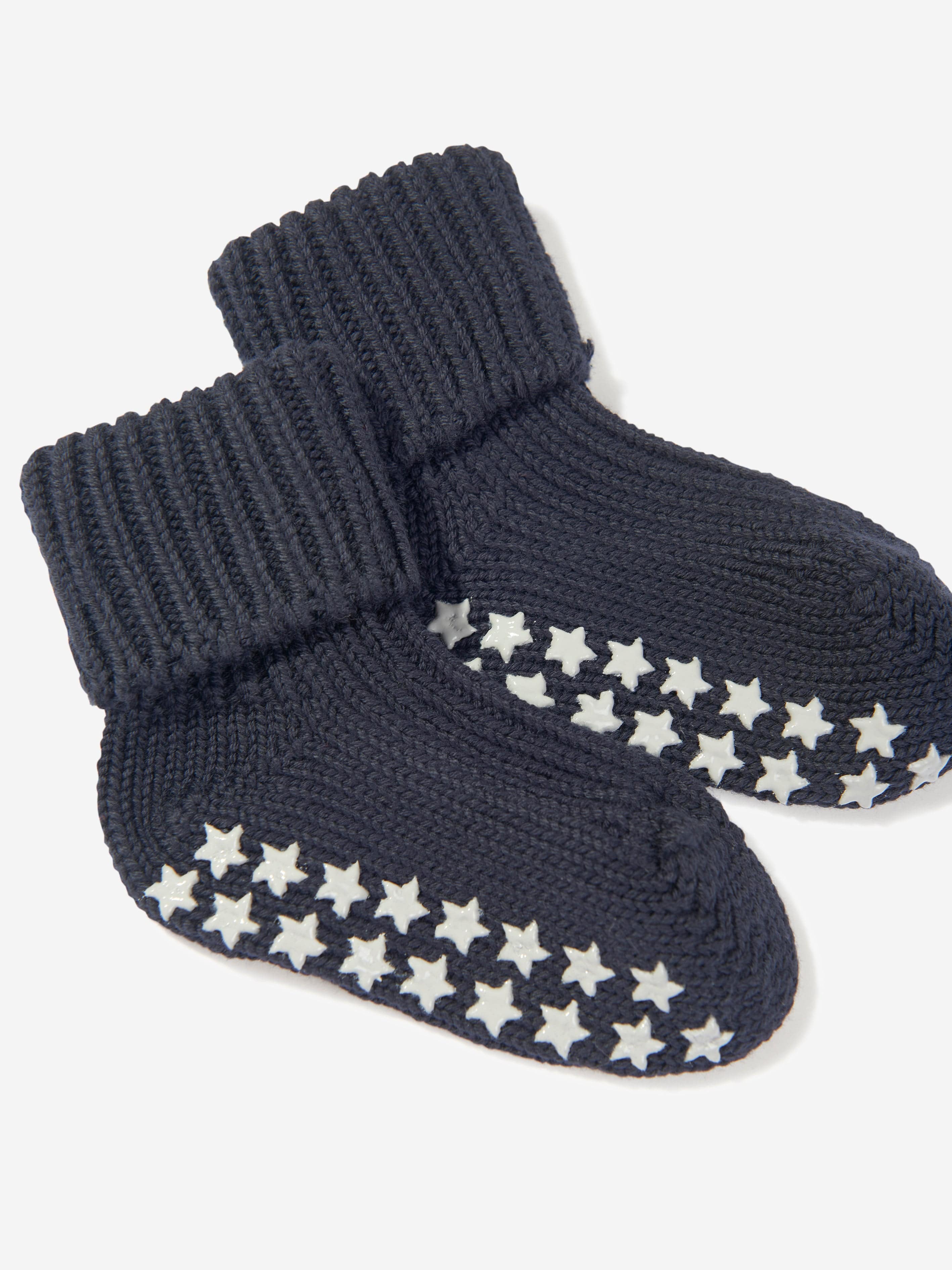 Falke Baby Cotton Catspads House Socks in Navy Cheap Supply