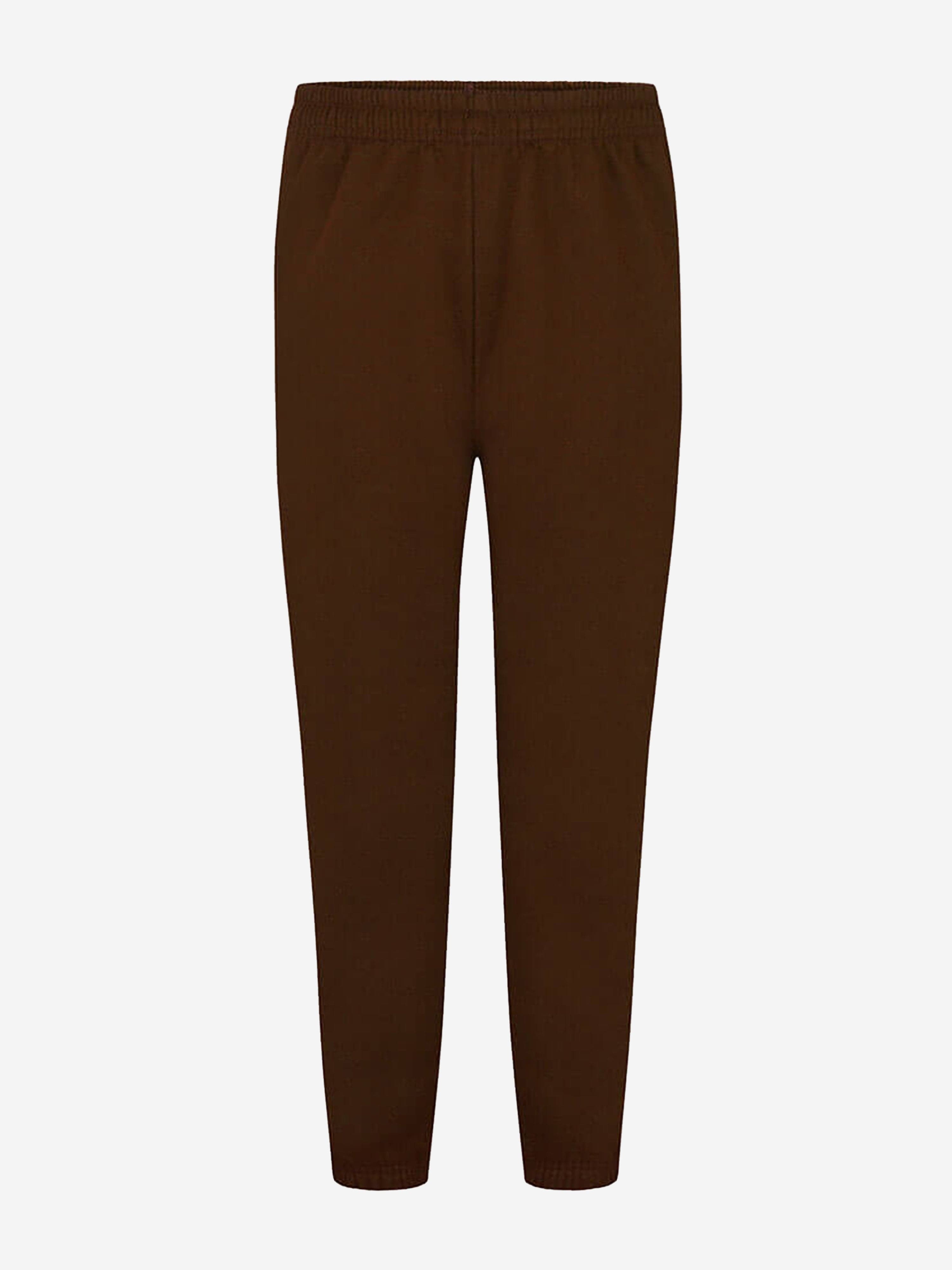 Zeco Kids School Jogging Bottoms in Brown For Sale 2025