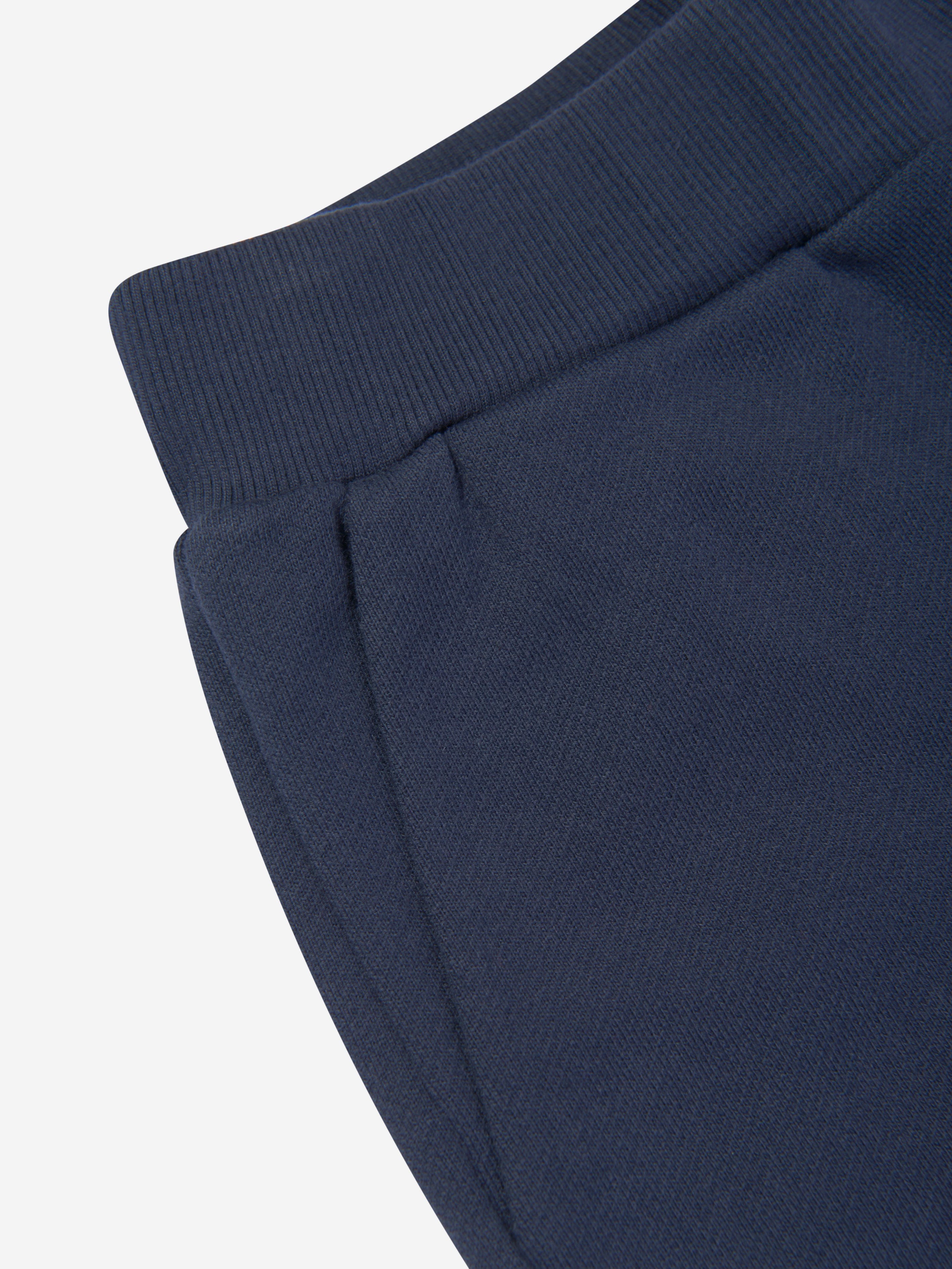 Balmain Boys Logo Jersey Shorts in Blue 2025 Online