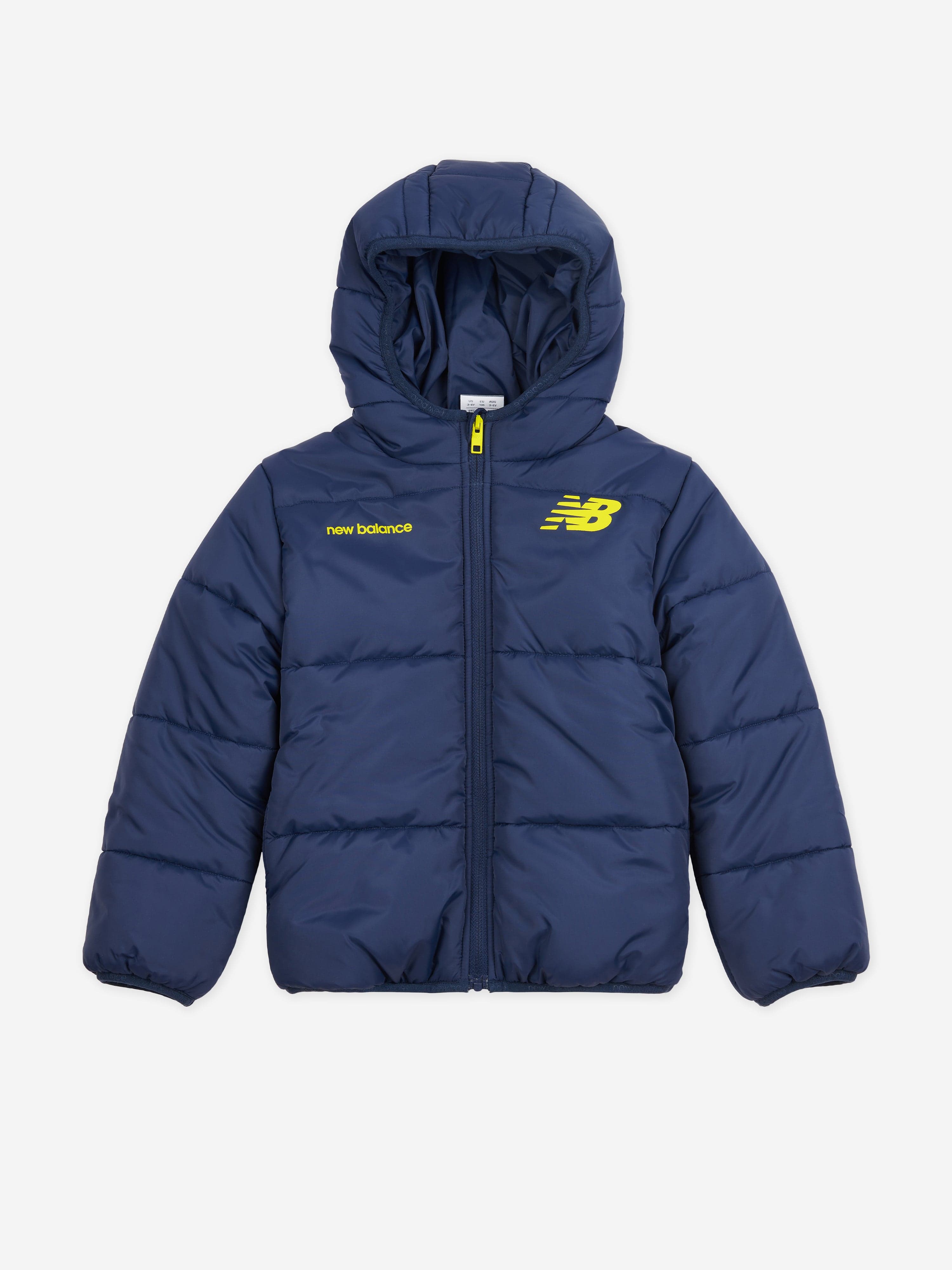 New Balance Baby Boys Bond Quilted Graphic Jacket in Navy Sale Amazon