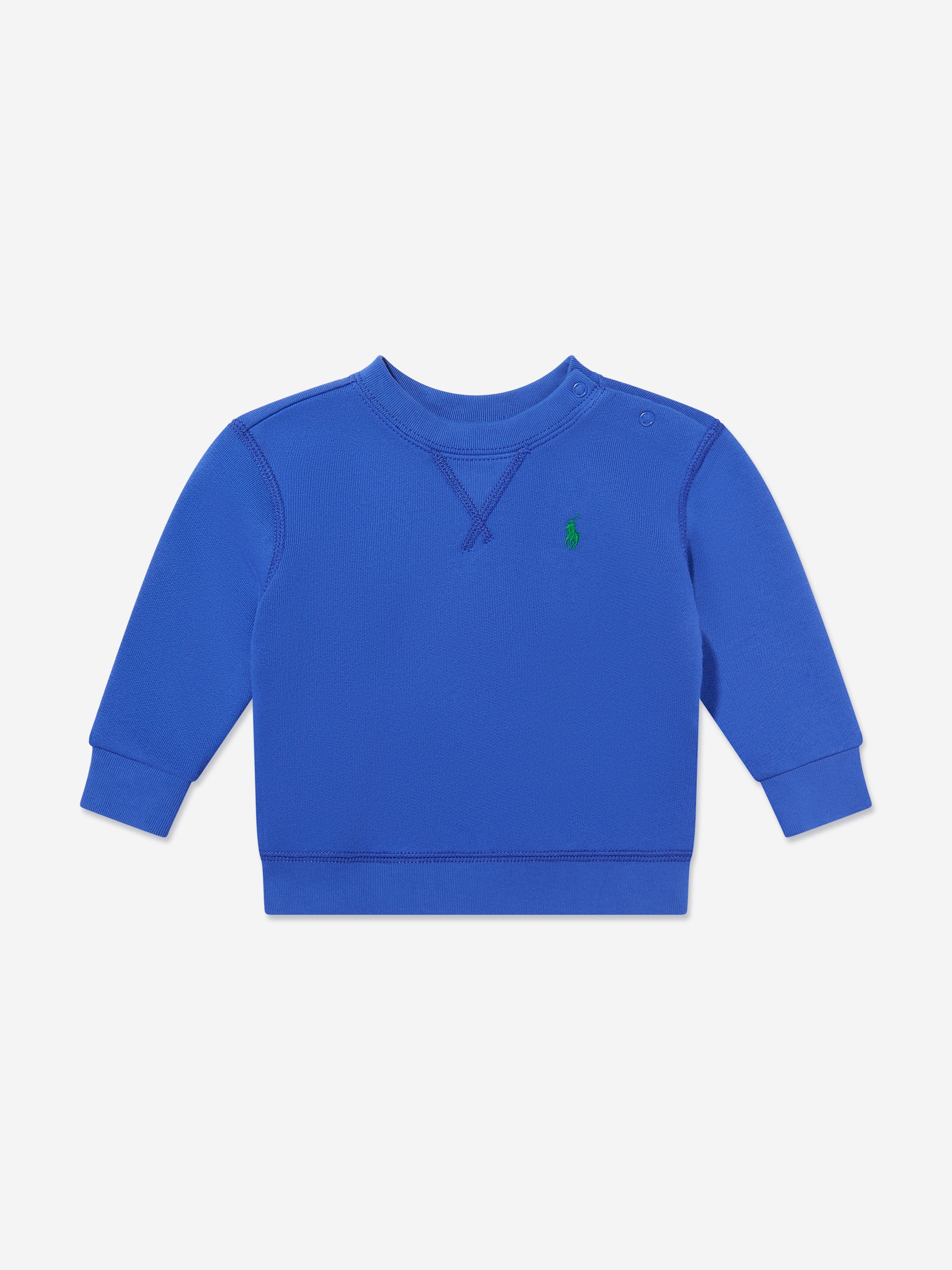 Baby Boys Logo Sweatshirt in Blue Huge Surprise Cheap Online