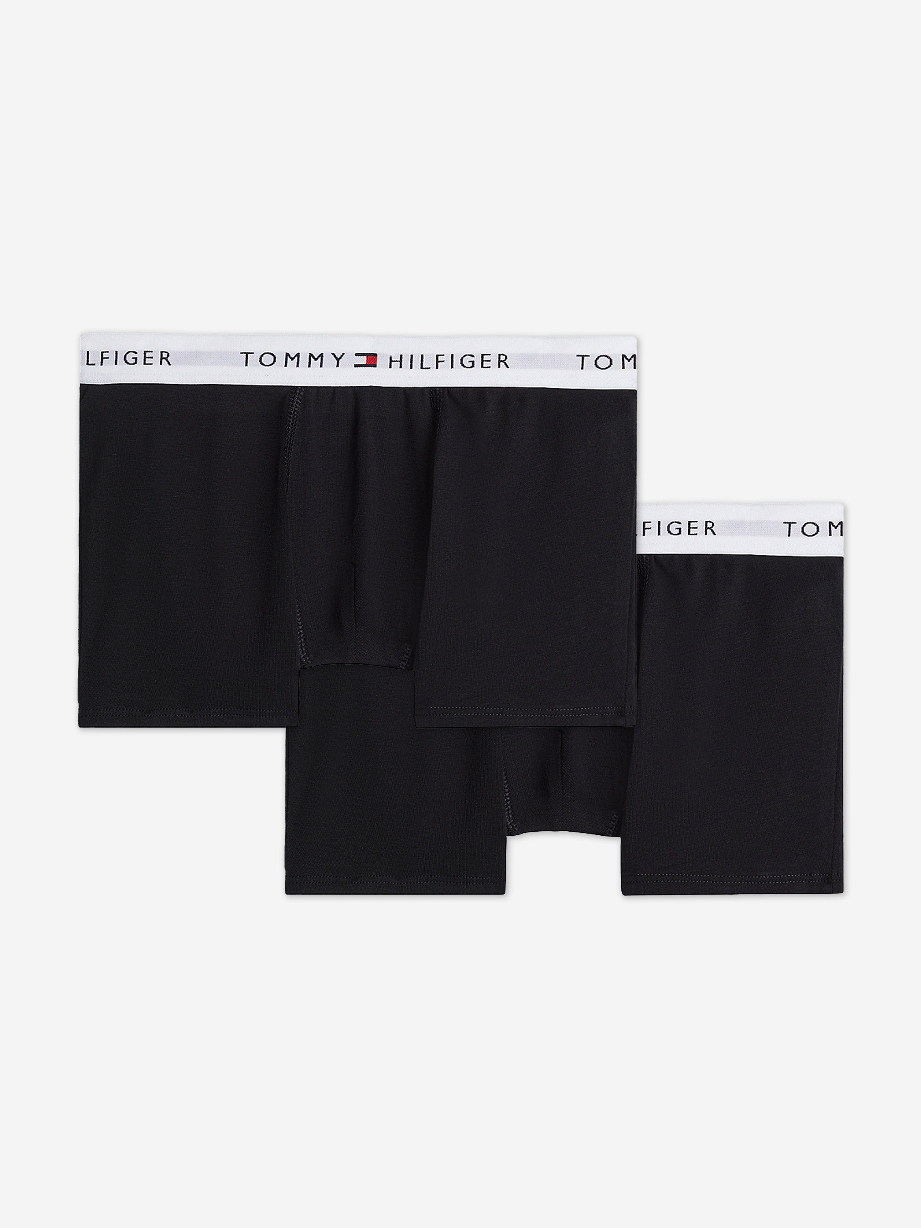 Tommy Hilfiger Boys 2 Pack Boxer Shorts Set in Black Factory Outlet Cheap Online