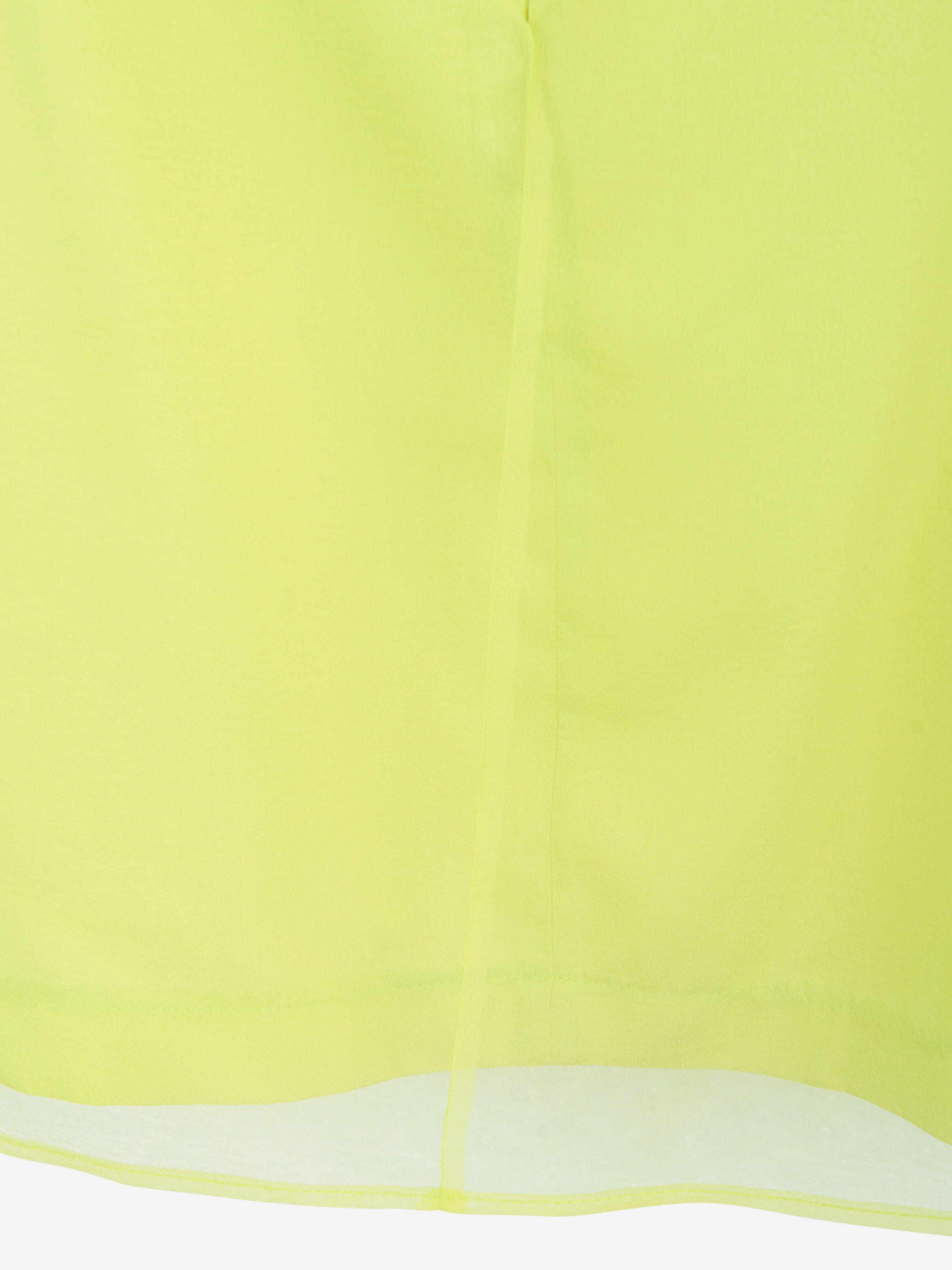 Mama Luma Girls Organza Ruffle Sleeve Dress in Yellow Clearance Factory Outlet