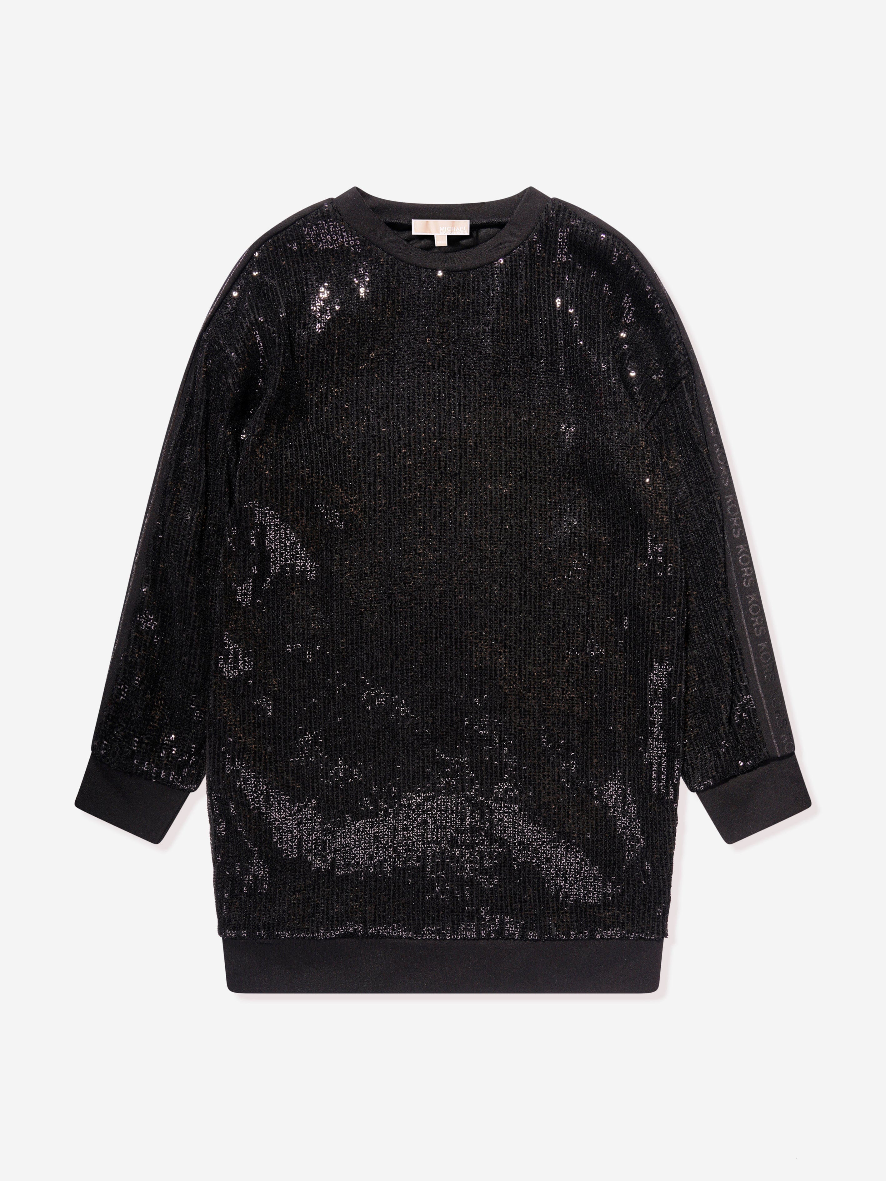 Michael Kors Girls Sequin Dress in Black Sale Get To Buy