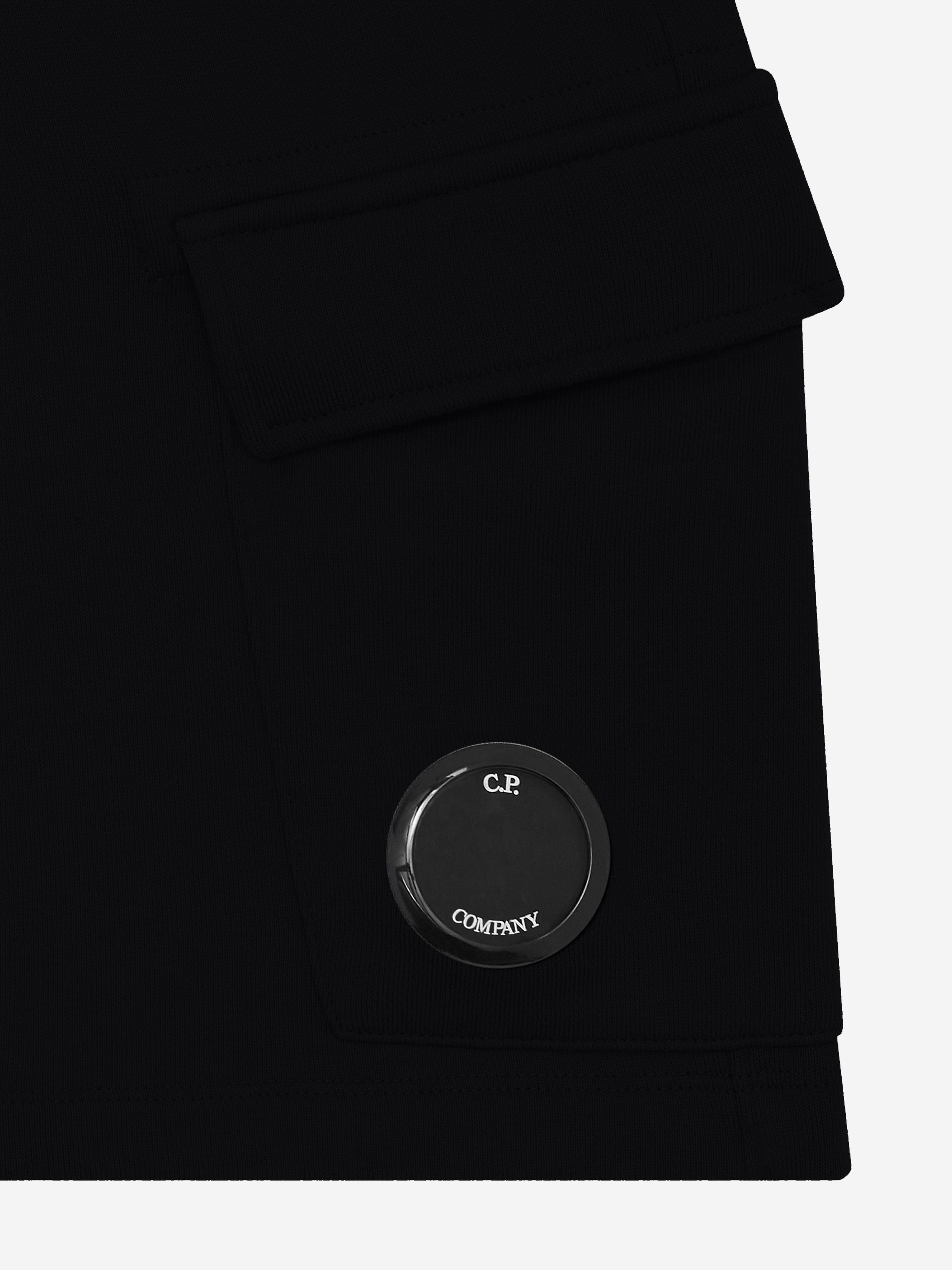 C.P. Company Boys Cargo Shorts in Black Clearance Wiki