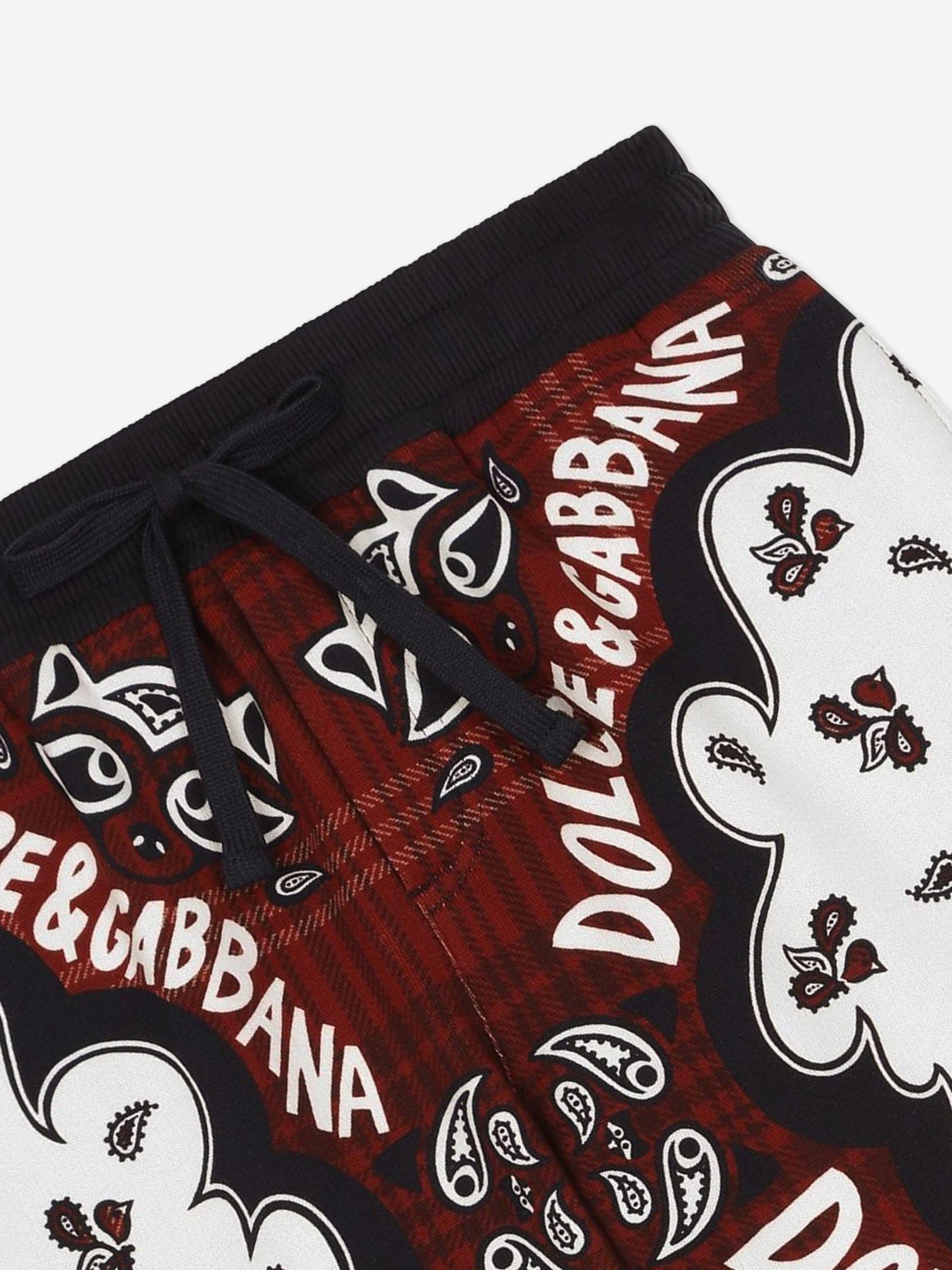 Dolce & Gabbana Boys Bandana Bermuda Shorts in Multicolour Clearance Purchase