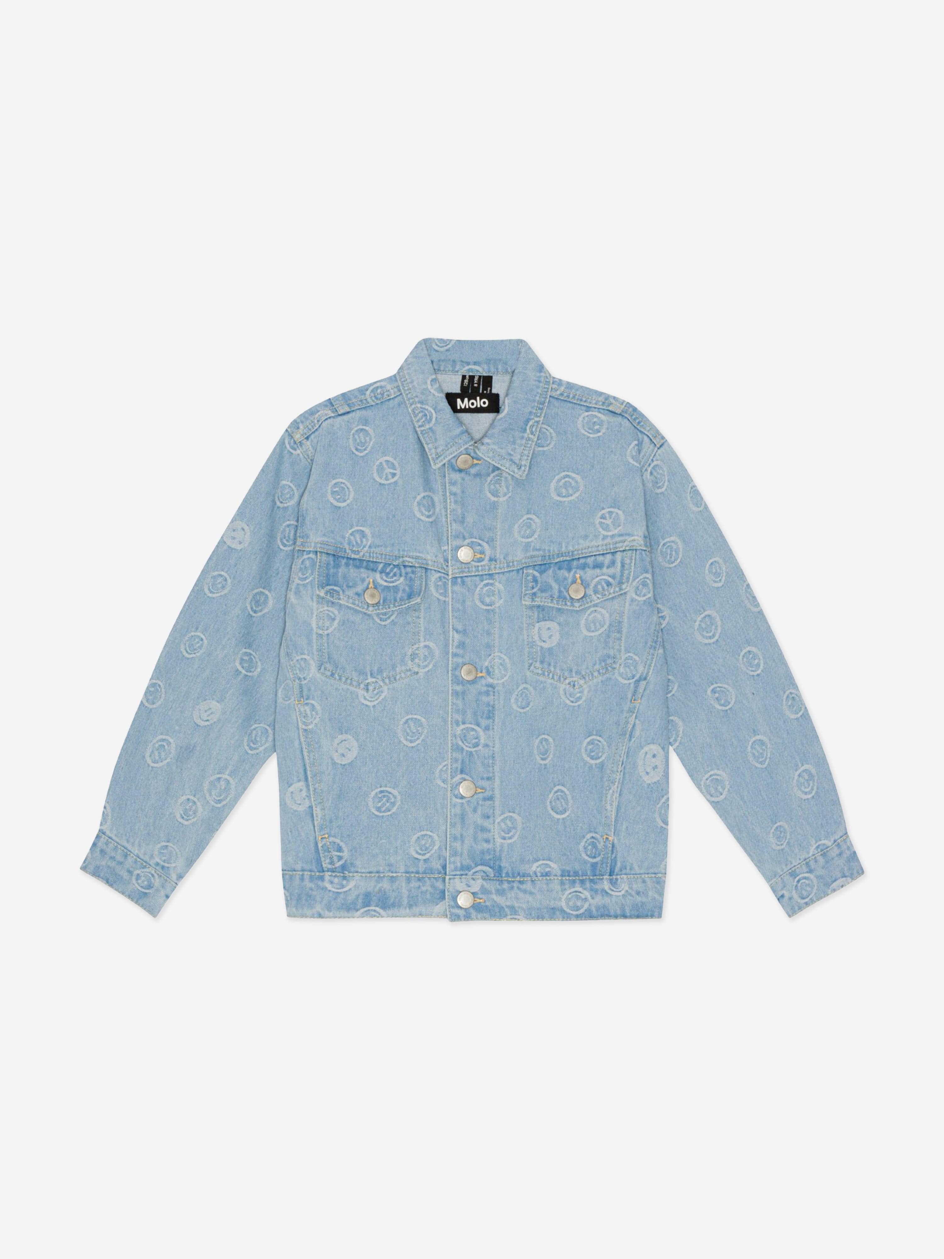 Molo Kids Denim Jacket in Blue Get To Buy Cheap Pice