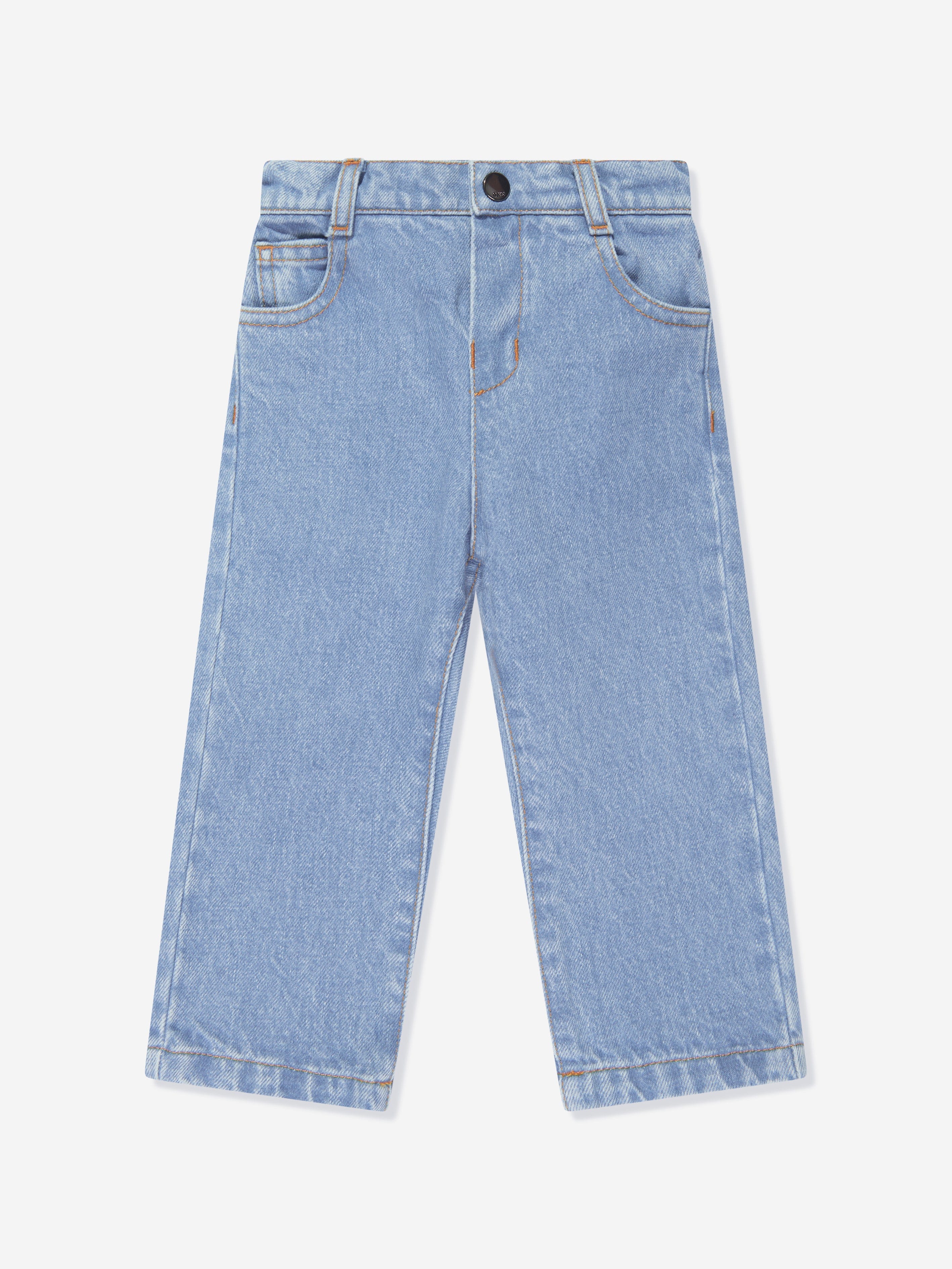 Fendi Baby Boys Denim Jeans in Blue Cost For Sale