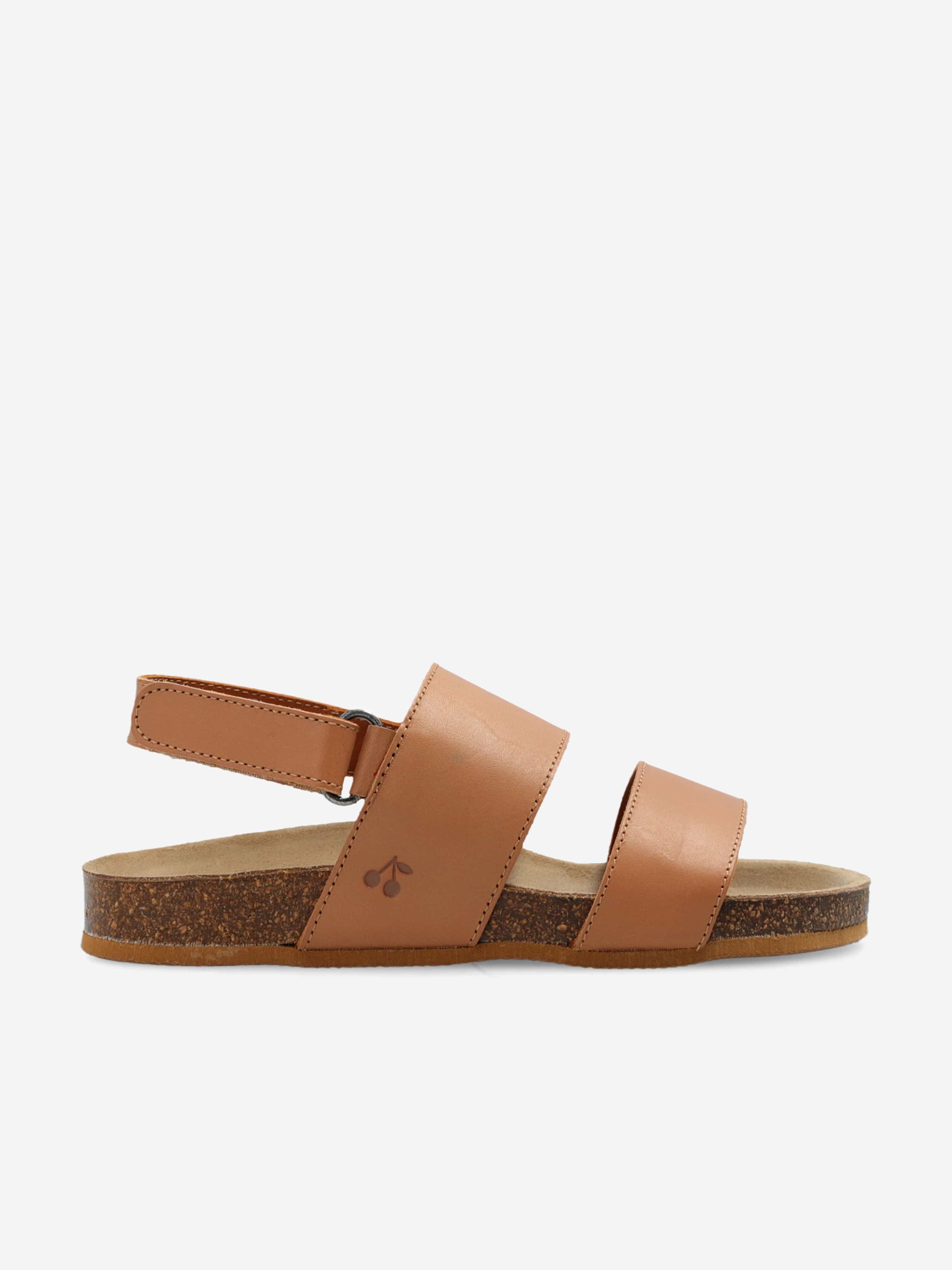 Bonpoint Boys Leather Agostino Sandals in Brown Cheap Sale Free Shipping