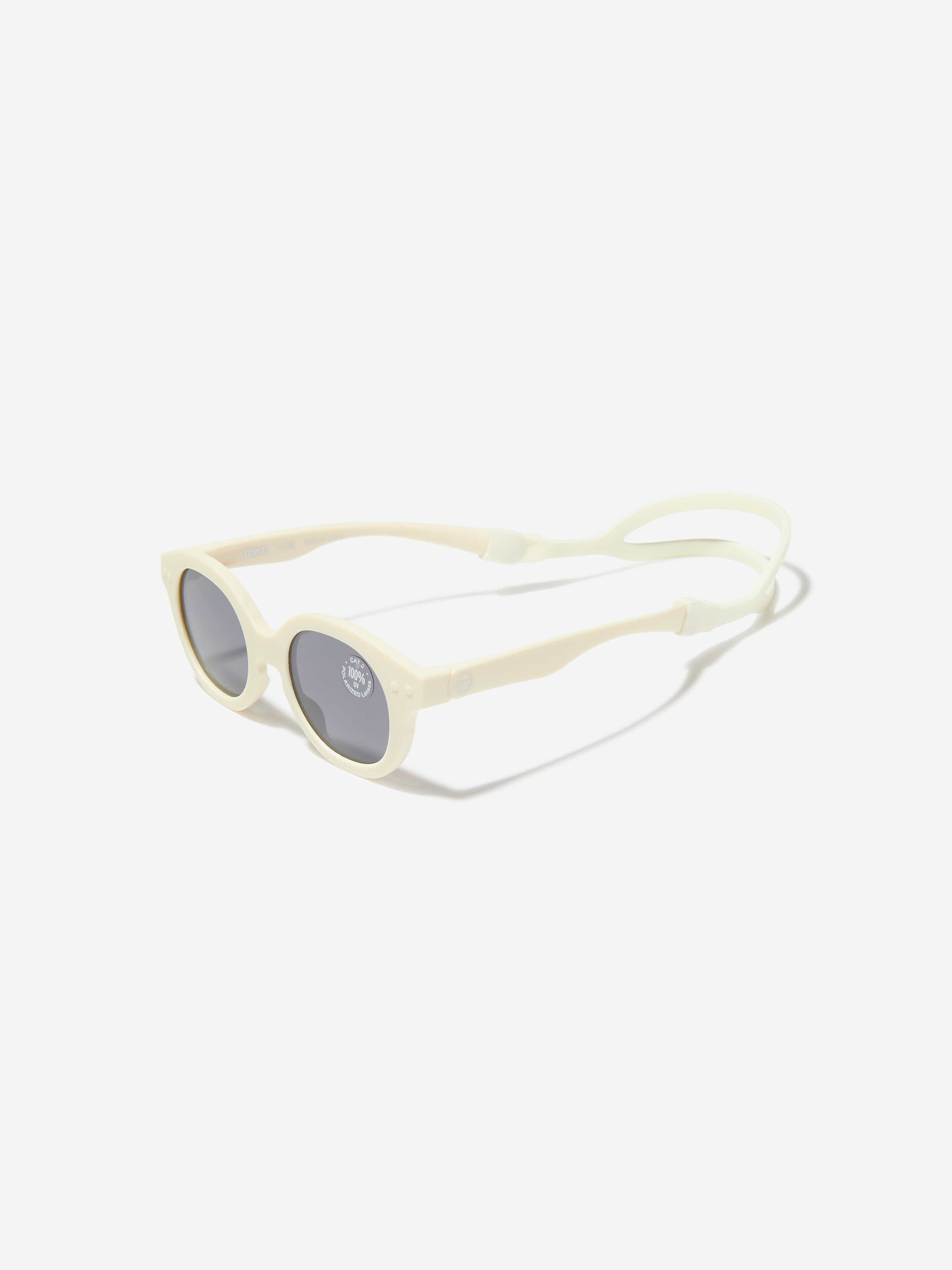 Izipizi Kids Retro Mini Sunglasses in White Outlet Store Cheap Pice