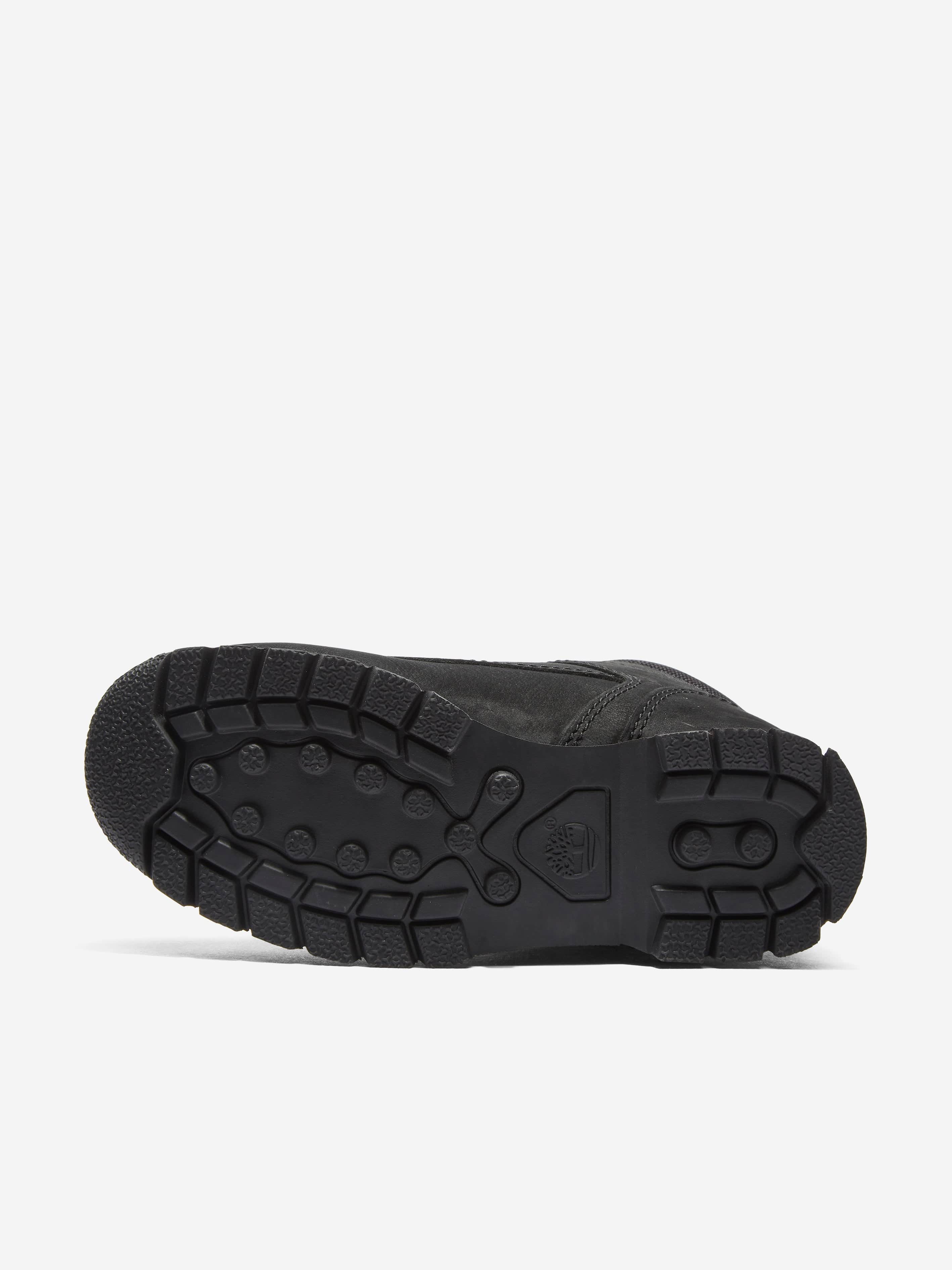 Timberland Boys Mid Lace-Up Boots in Black Online Online Free Shipping