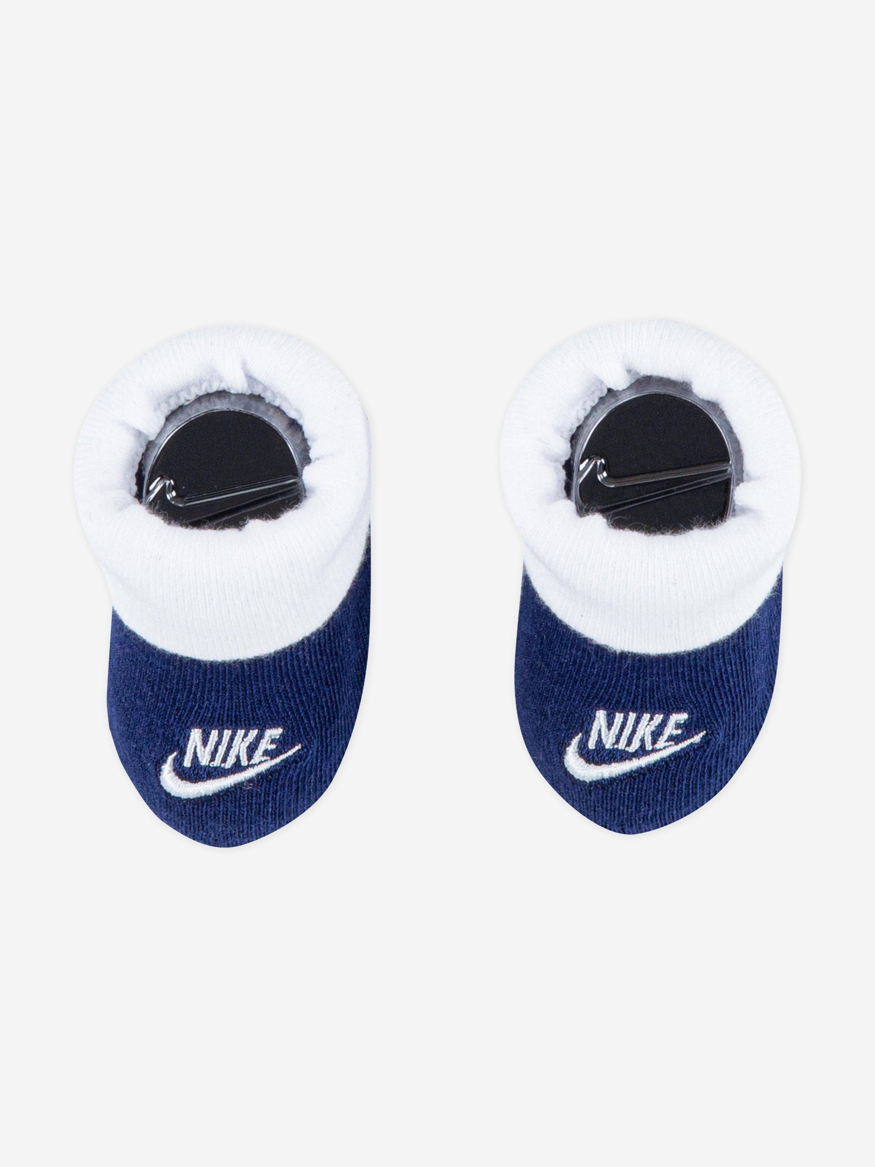 Nike Baby Boys Futura Hat and Bootie Set in Blue Pay With Visa