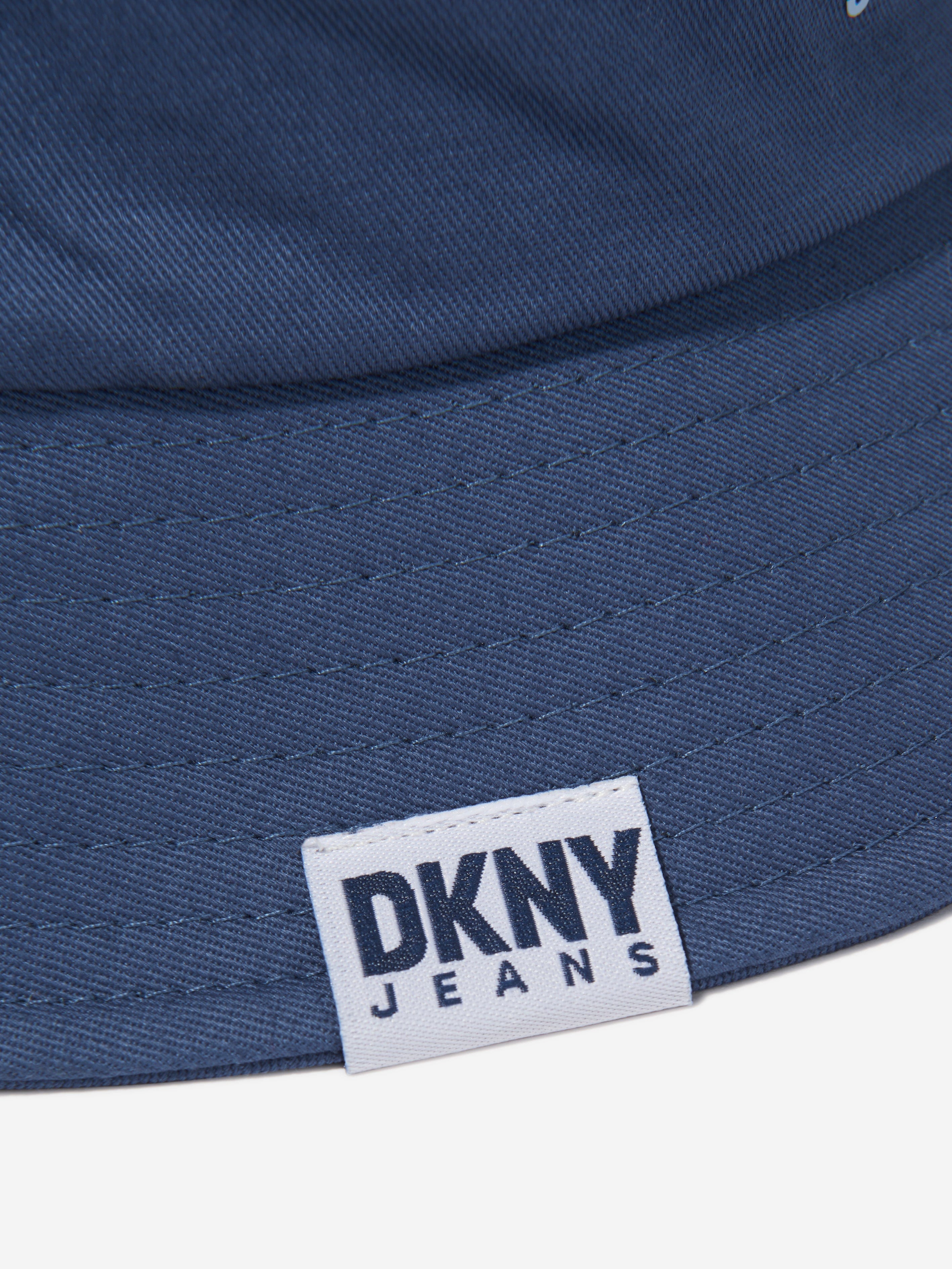 DKNY Boys Logo Bucket Hat in Blue Outlet For Nice