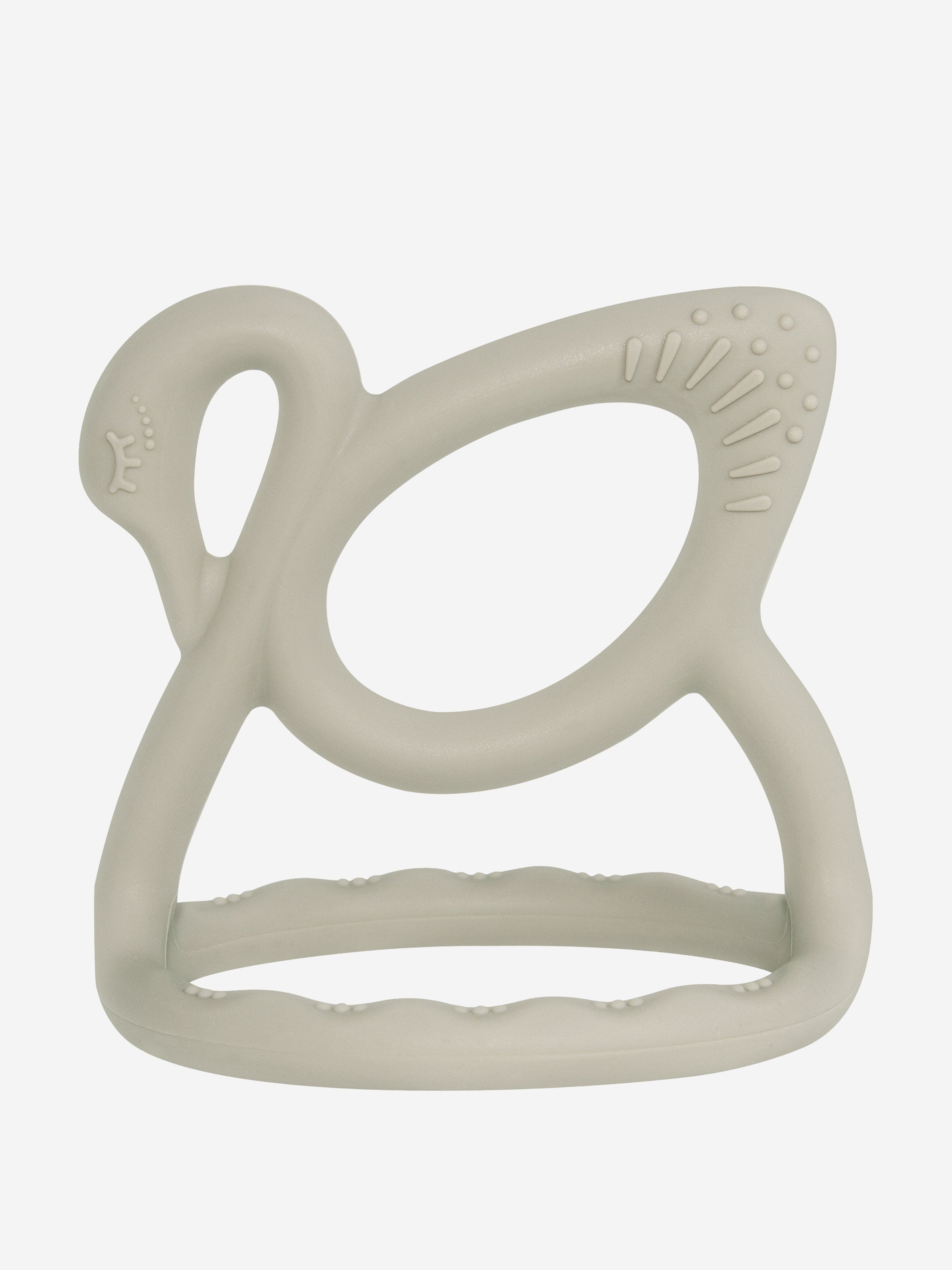 Bloom Bambini Baby Swan Teether in Grey Where To Buy Cheap Real