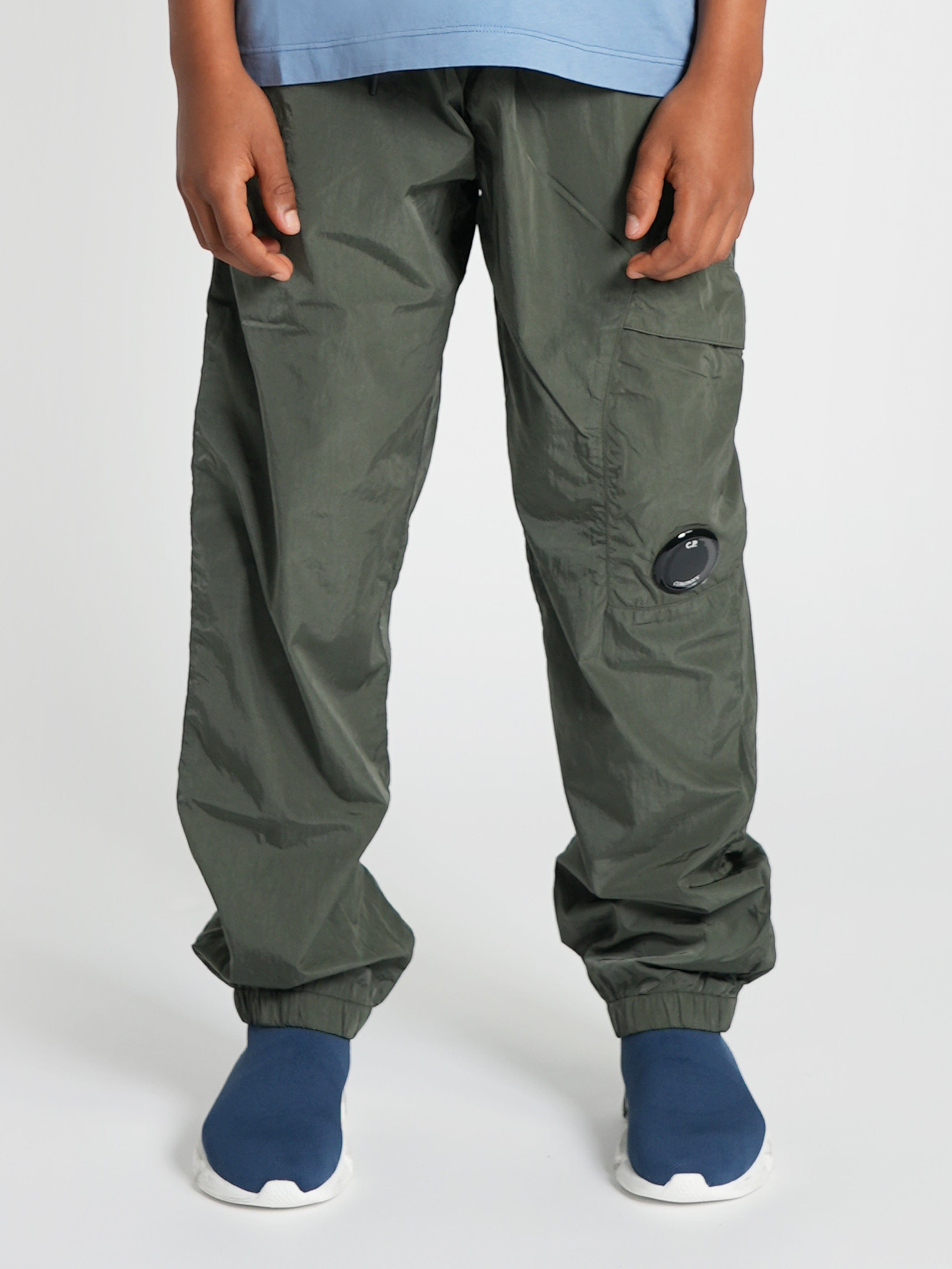 C.P. Company Boys Cargo Trousers in Green Discount Best Seller