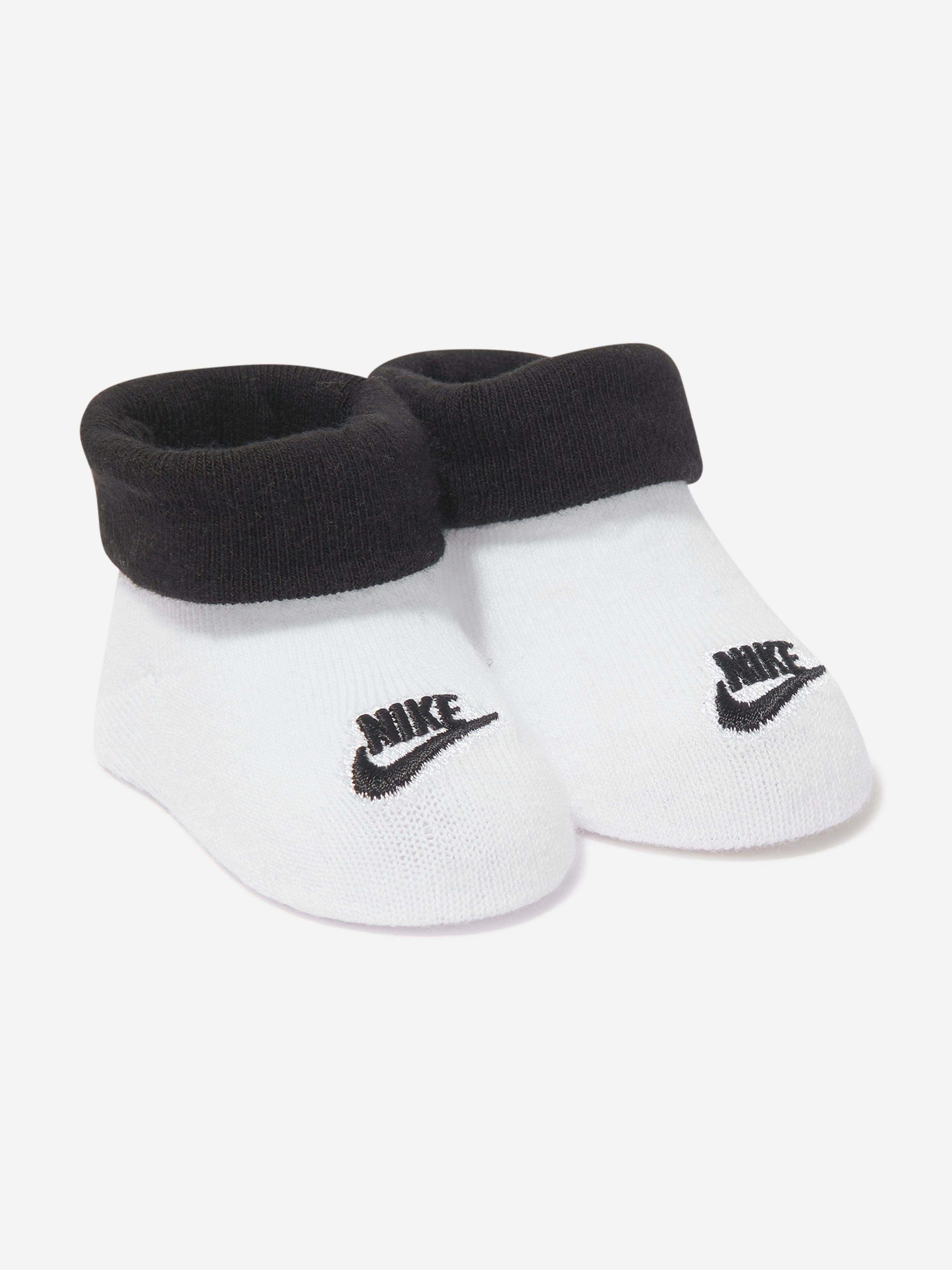 Nike Baby Boys Futura Bootie Socks Set in Black Sale Authentic