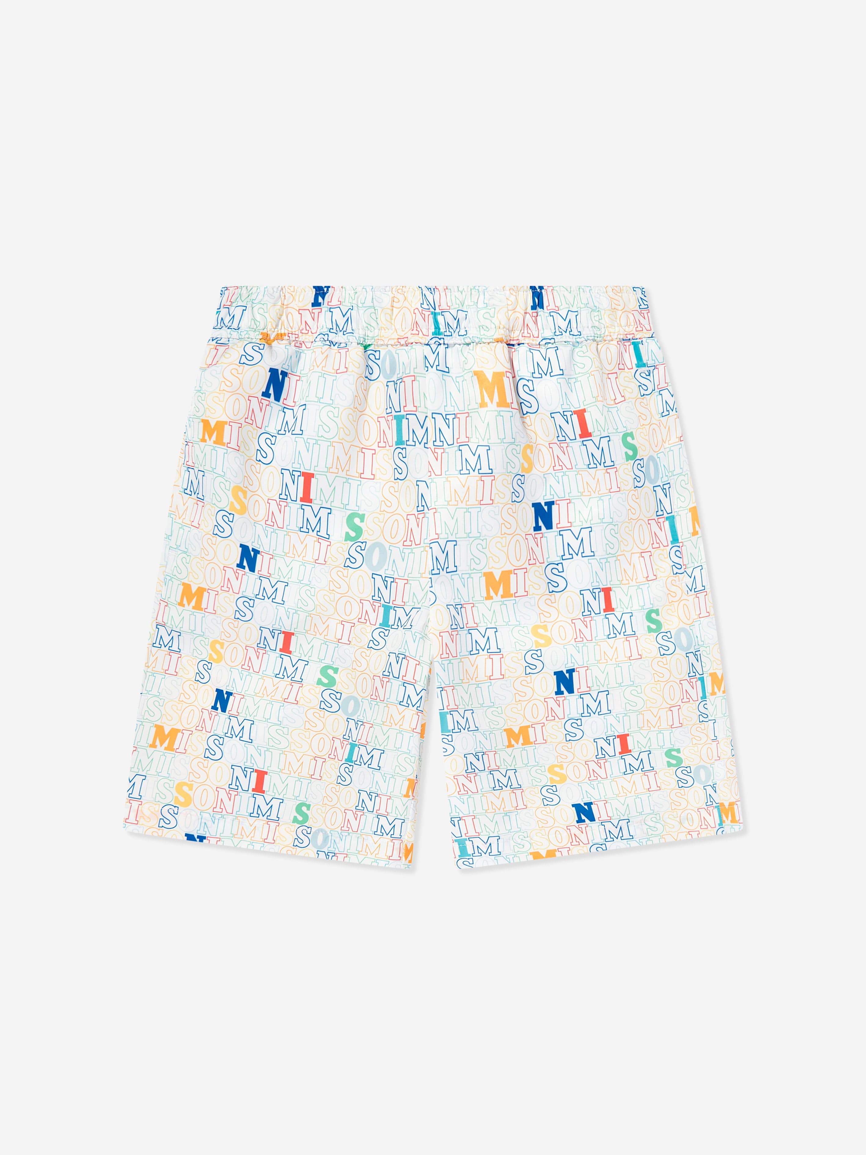Boys Logo Swim Short in White Cheap Sale Wholesale Pice