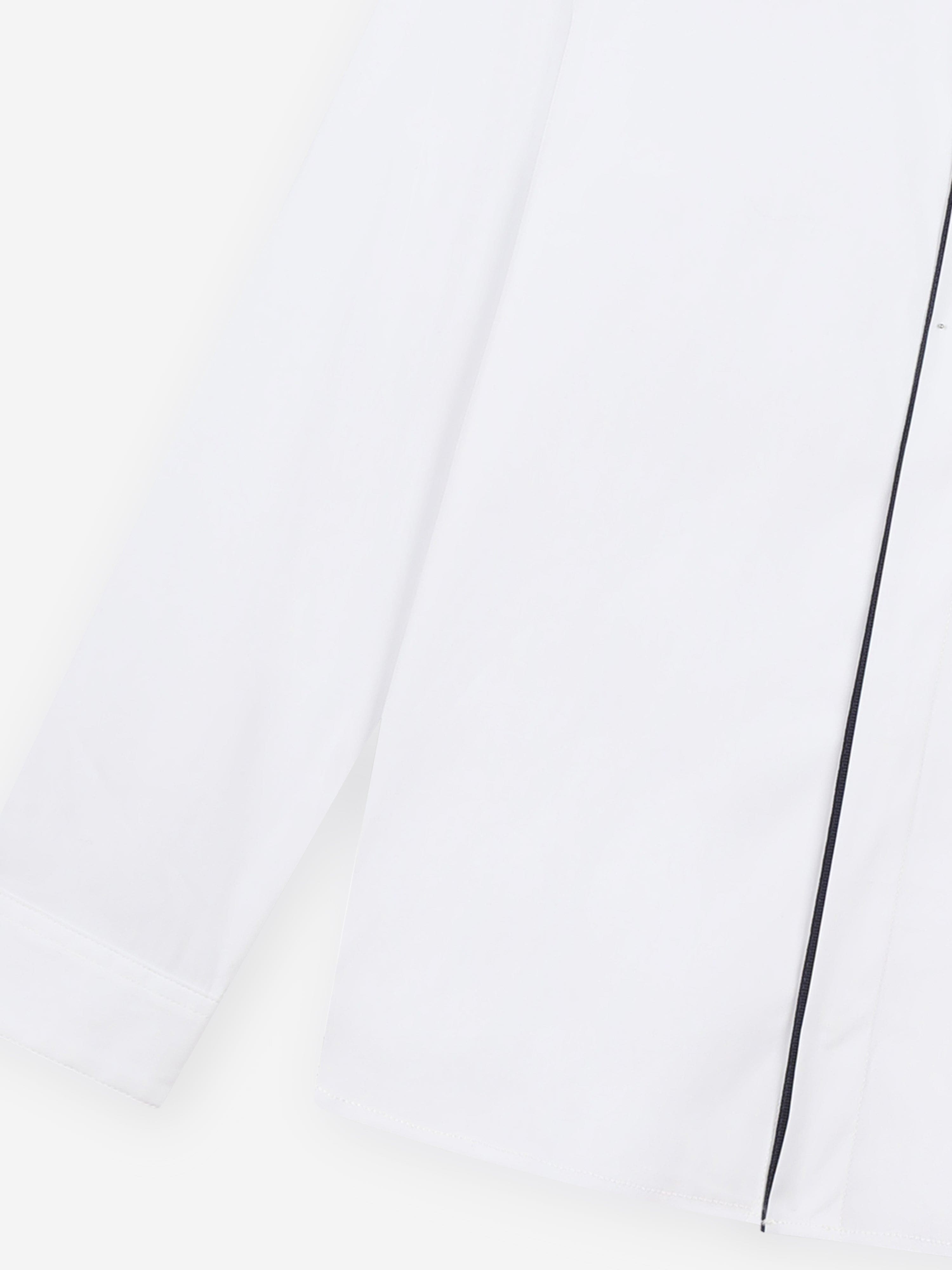 BOSS Boys Checked Shirt in White Clearance Choice