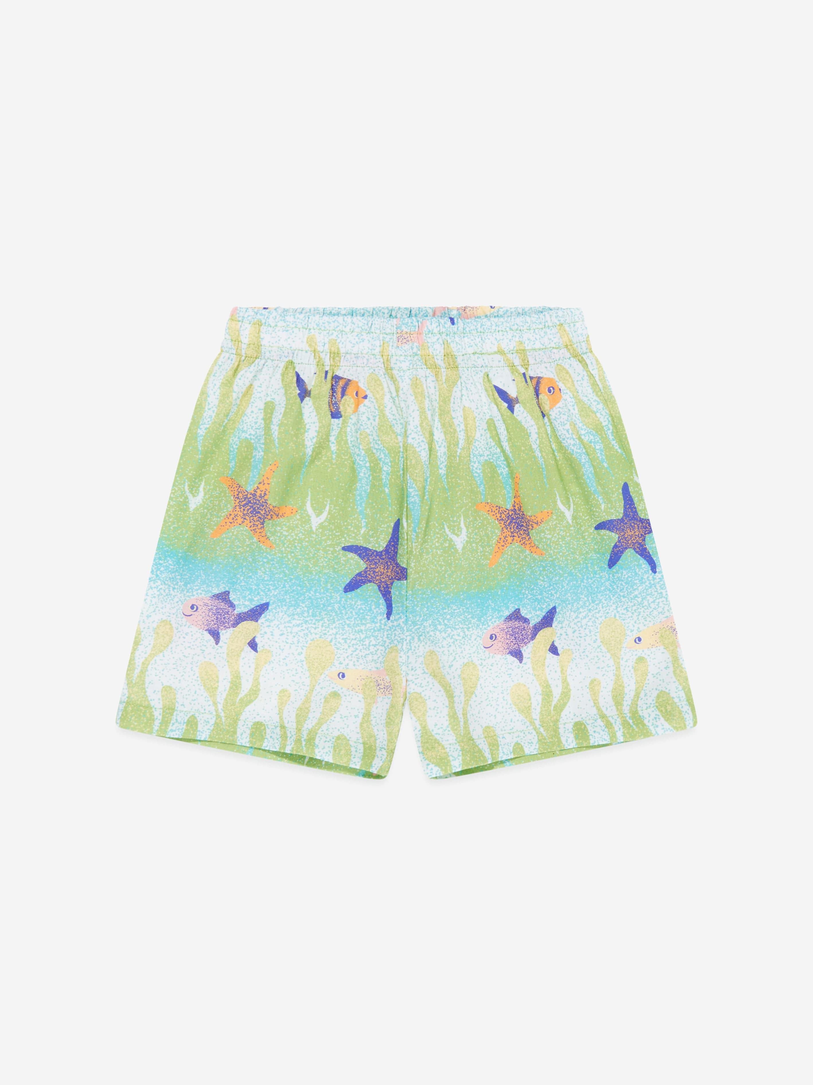Molo Baby Boys Under The Sea Shorts in Green 2025 Newest Cheap Online