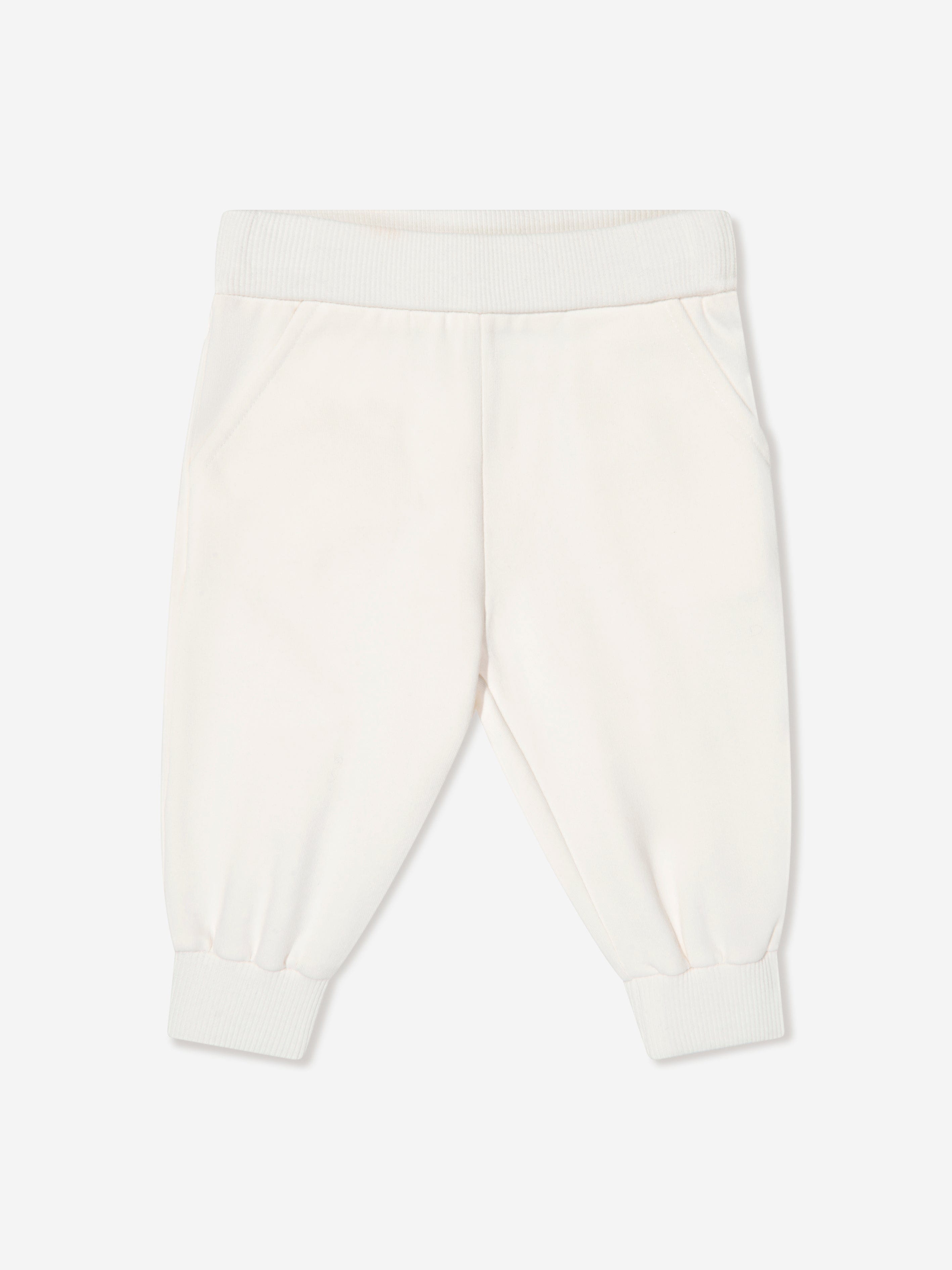 Moncler Enfant Baby Girls Tracksuit in White Free Shipping Fashionable